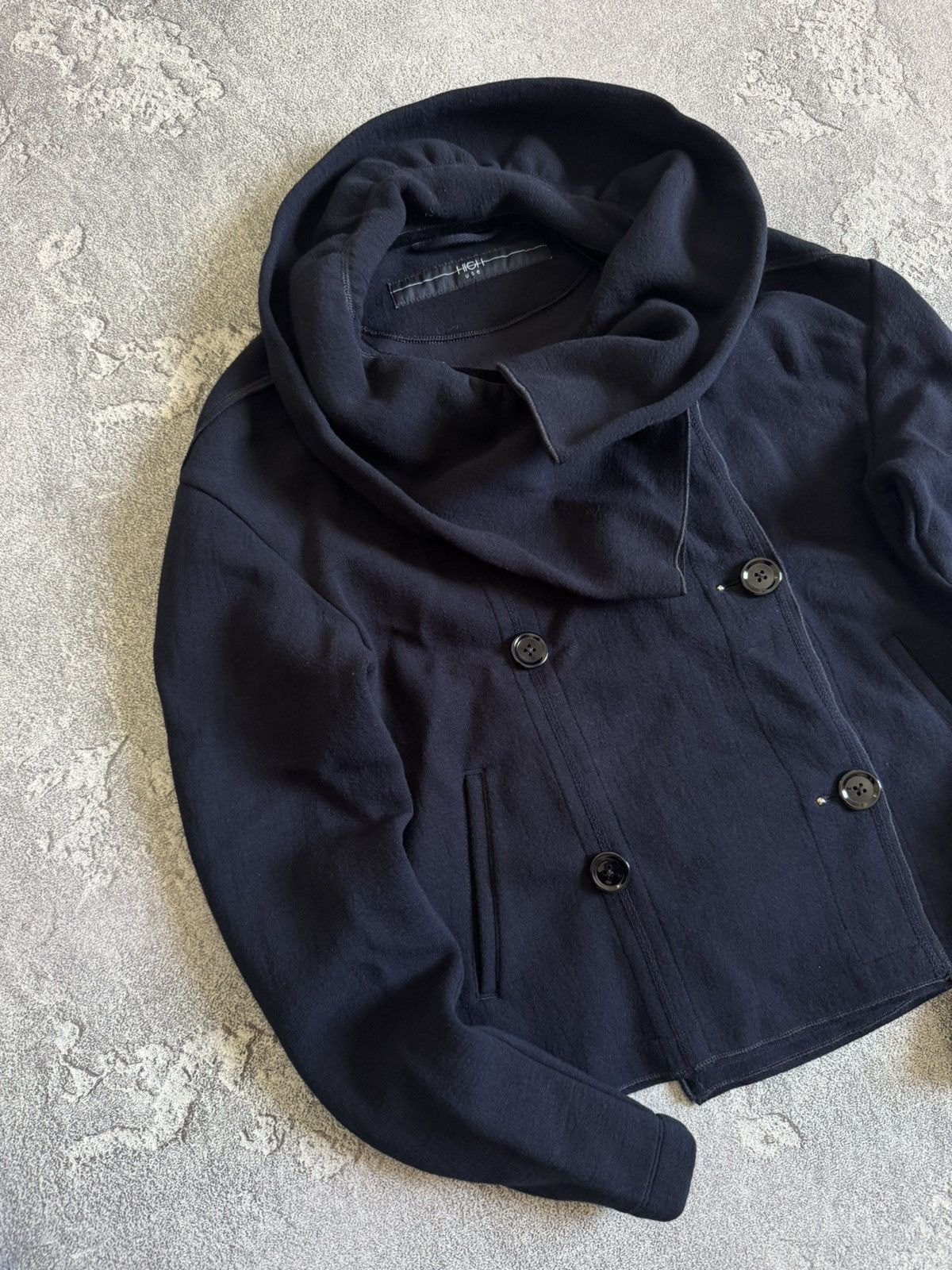 Designer High Use M/L wool jacket pea coat button up Avantgarde Size M / US 6-8 / IT 42-44 - 4 Thumbnail
