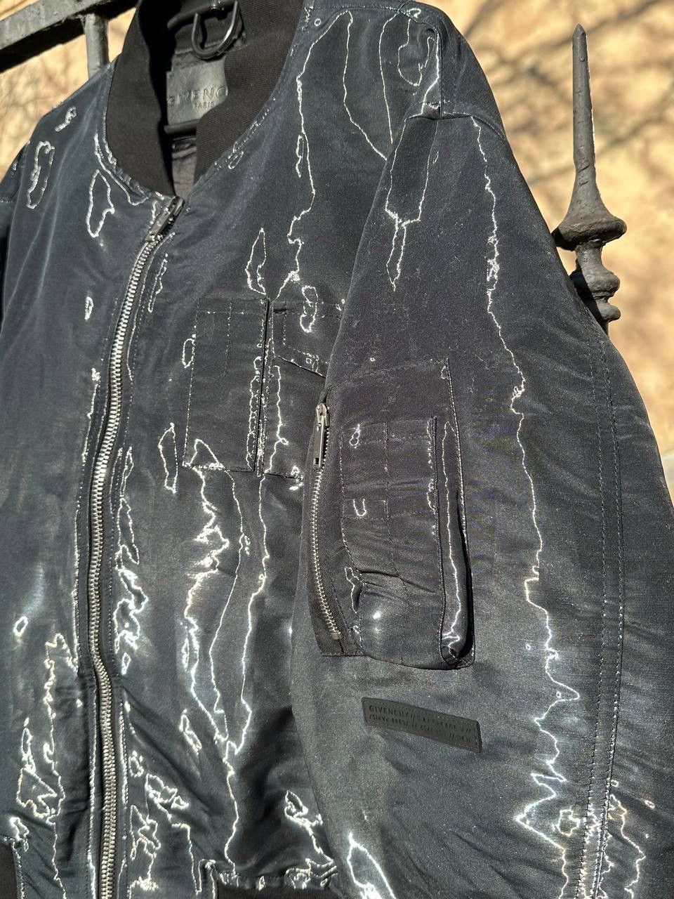 Givenchy Givenchy MA-1 Bomber “Liquid effect” Size 56 “XL” Size US XL / EU 56 / 4 - 6 Thumbnail
