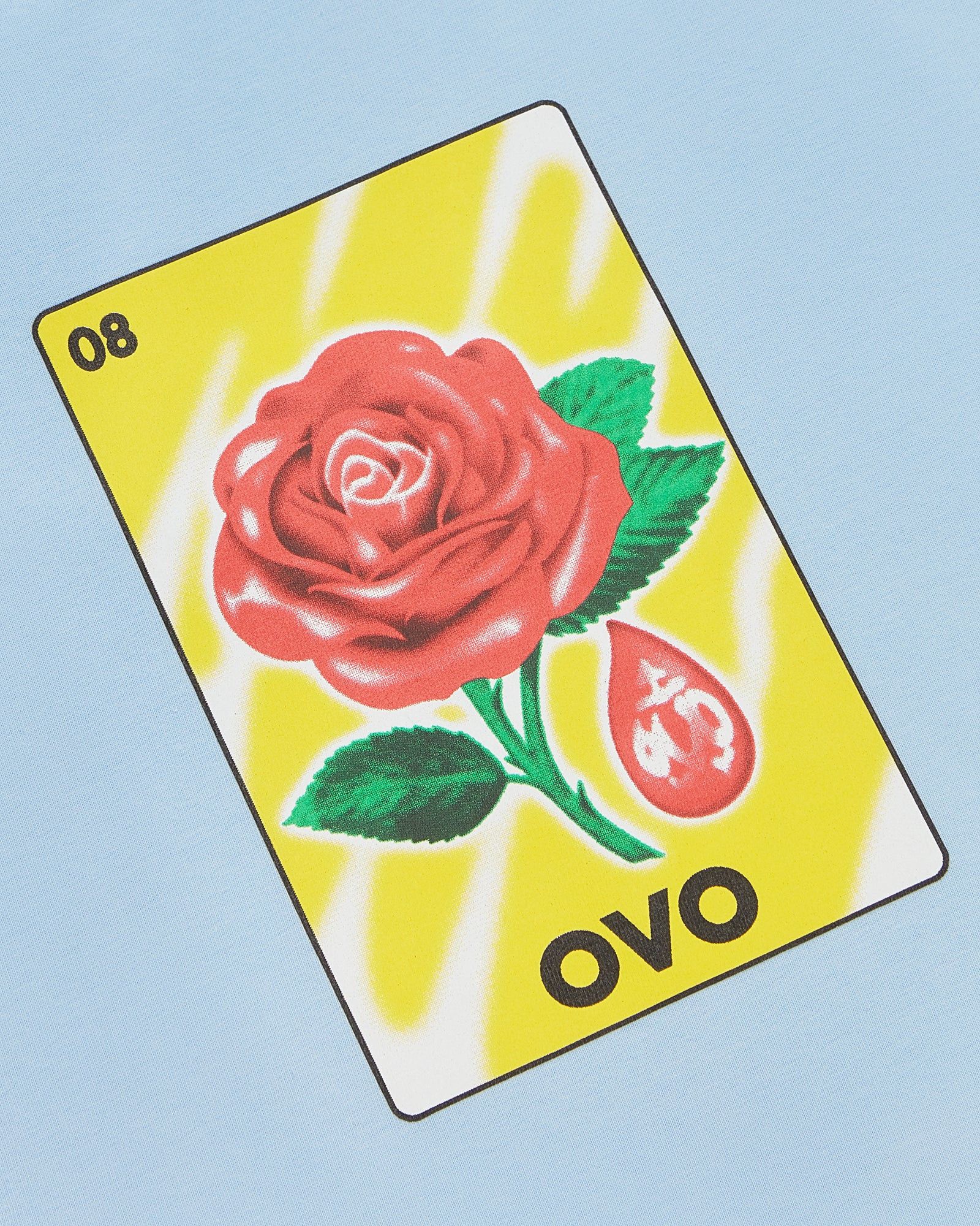 Drake *RARE* OVO SANDRA'S ROSE BABY BLUE T-SHIRT Size US XL / EU 56 / 4 - 5 Thumbnail