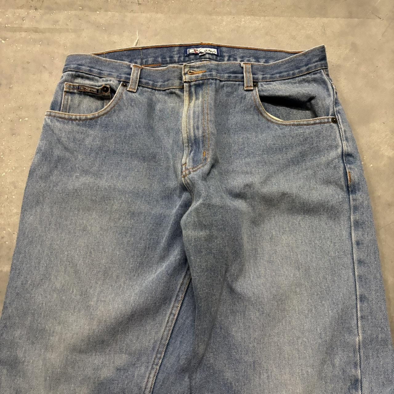 Japanese Brand × Vintage Crazy Vintage Y2K/2000s Light Wash Essential Denim Jeans! Size US 34 / EU 50 - 5 Thumbnail