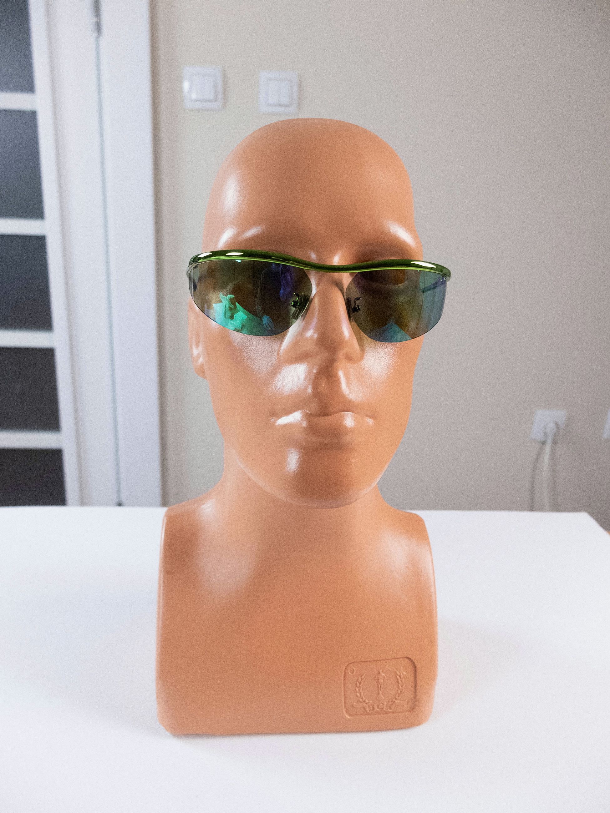 Bottega Veneta BOTTEGA VENETA green Shield mirrored sunglasses BV1174S q Size ONE SIZE - 5 Thumbnail