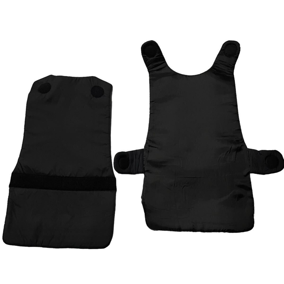 image of 20471120 x Ftus Fotus Puffer Scratch Vest 00Ss in Black, Men's (Size Large)