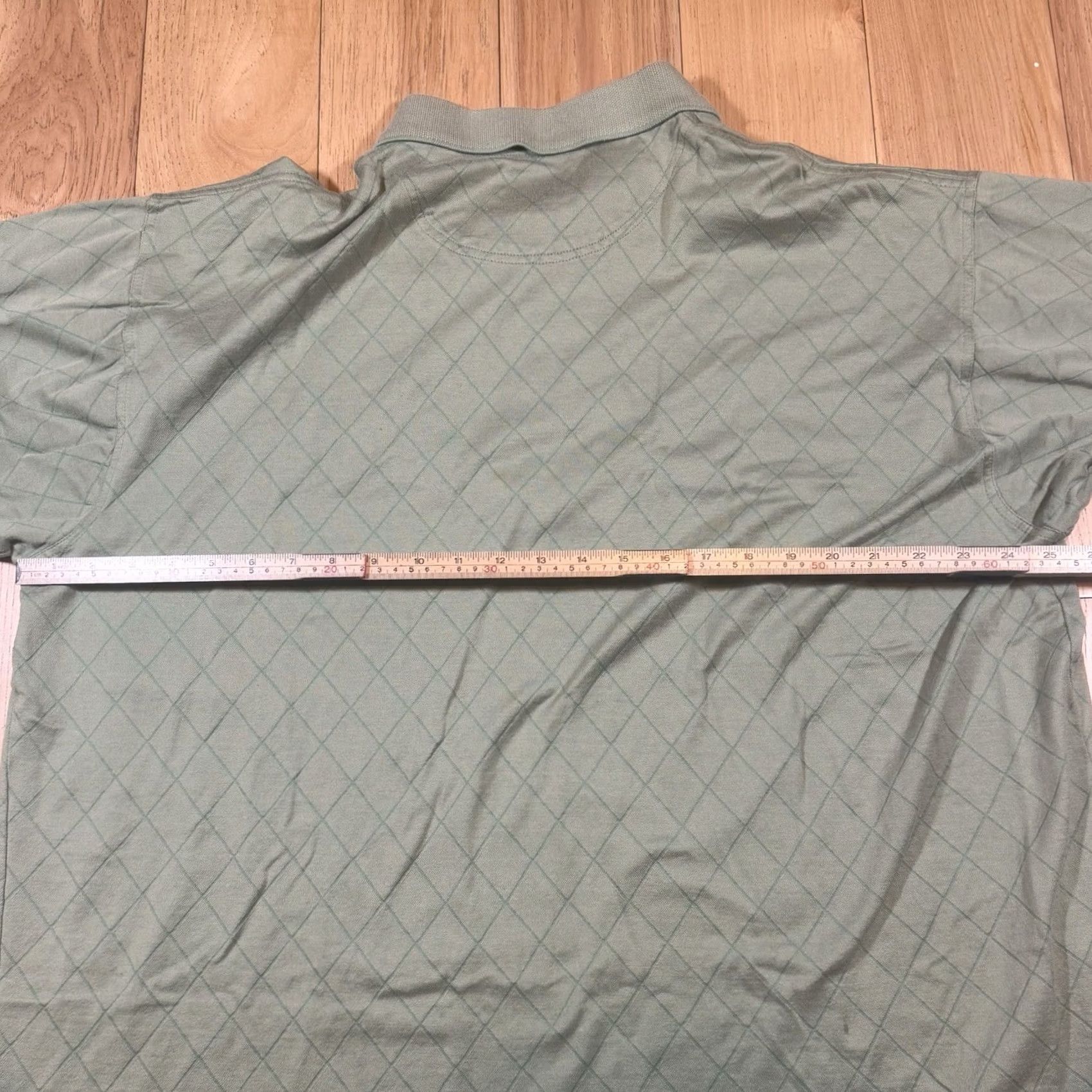Pendleton Pendleton Polo Shirt Men XXL Green Geometric Mercerized Cotton Golf Short Sleeve Modern Classic Polo Shirt Mens Size US XXL / EU 58 / 5 - 5 Thumbnail
