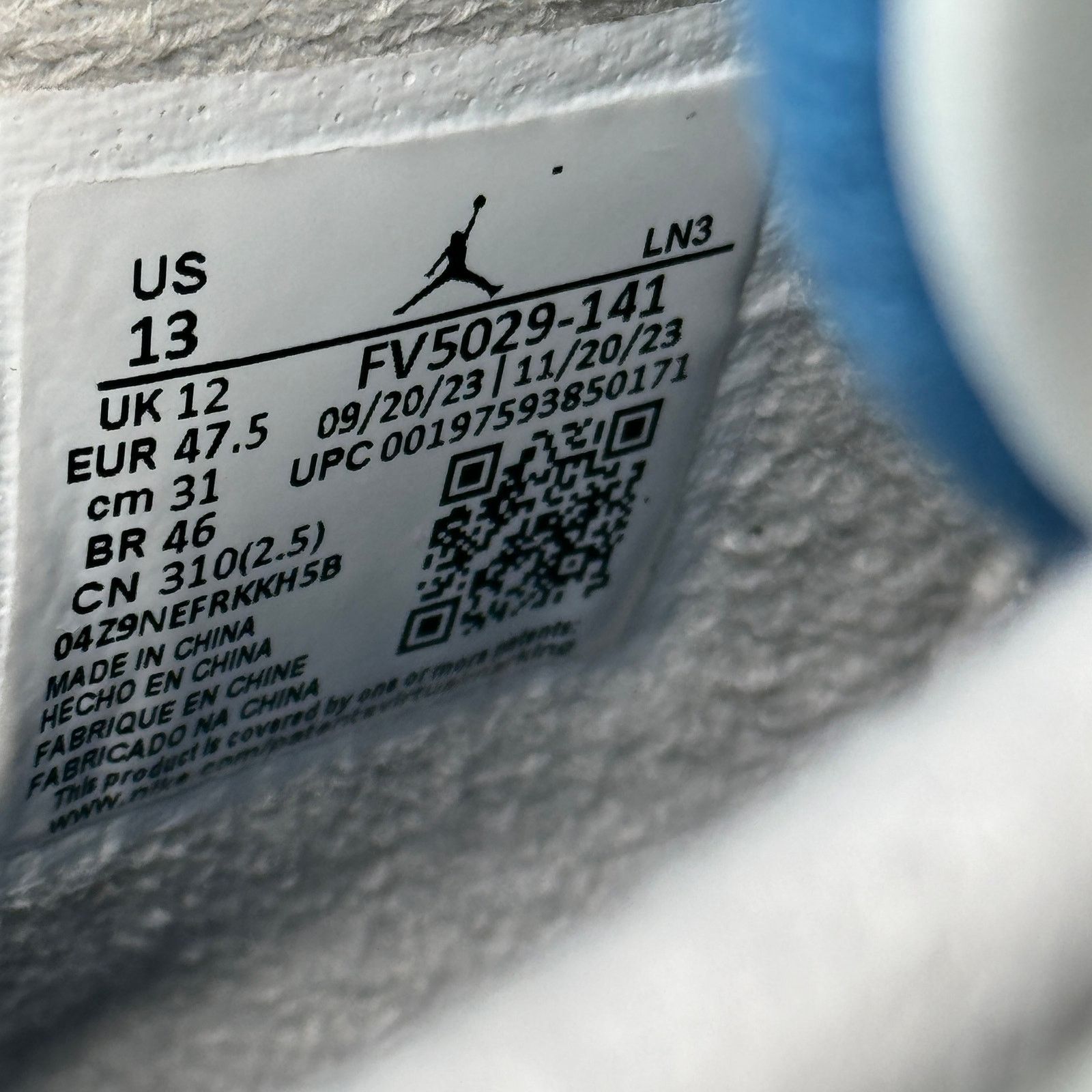 Jordan Brand × Nike Size 13 - Air Jordan 4 Retro Military Blue 2024 Men's Shoes Size US 13 / EU 46 - 9 Thumbnail