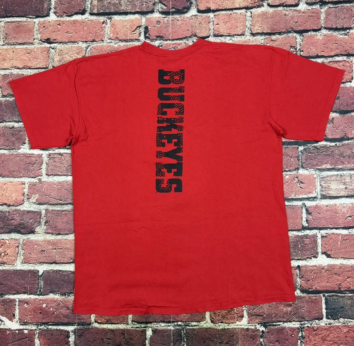 Nike Y2K Nike Center Swoosh Ohio State Buckeyes Double Sided Ter Size US XXL / EU 58 / 5 - 2 Thumbnail