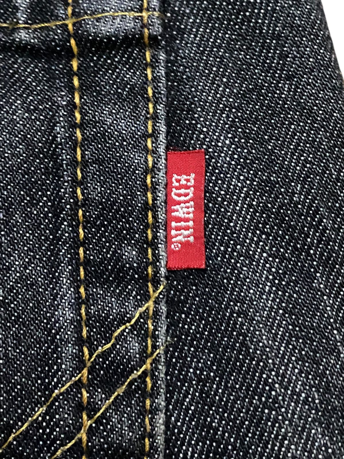 Edwin Vintage Edwin Black Jeans Japan 404 Loose Size US 33 - 10 Thumbnail