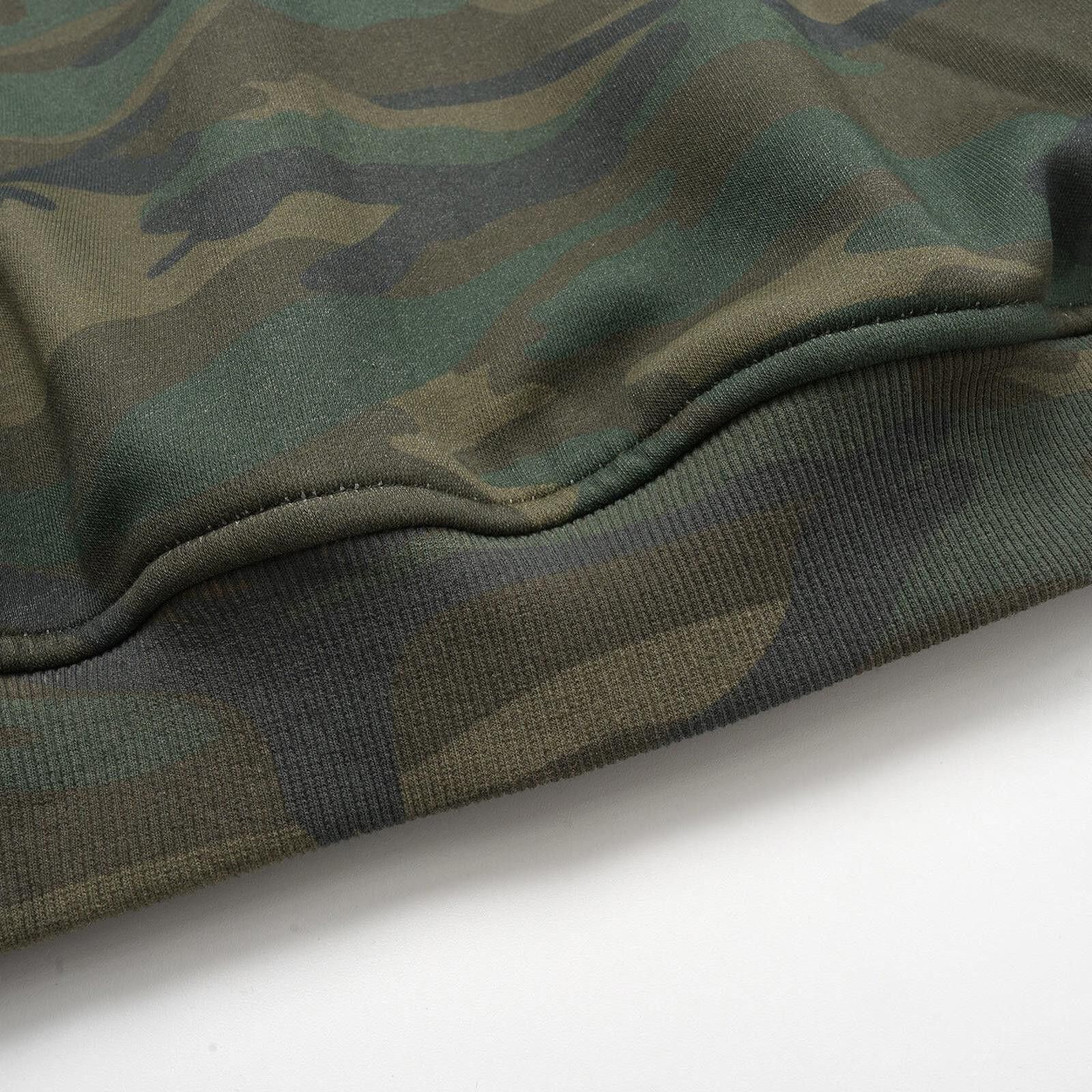 Other Camouflage Zip-Up Hoodie with Patch Details, Casual Fit Size US M / EU 48-50 / 2 - 3 Thumbnail