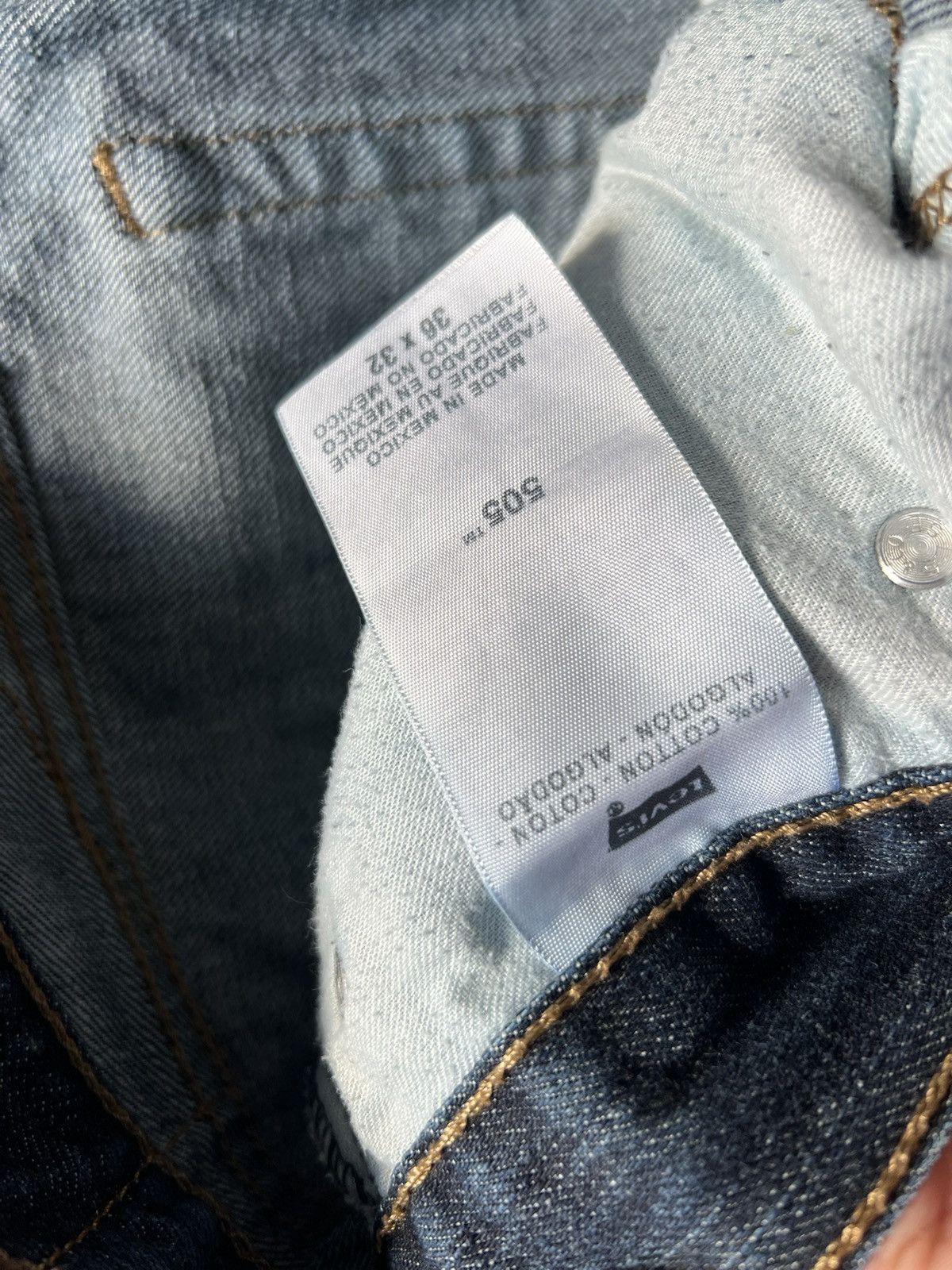 Levi's × Vintage Vintage Levis 505 Denim Jeans Pants Faded 36 x 32 Size US 36 / EU 52 - 4 Thumbnail