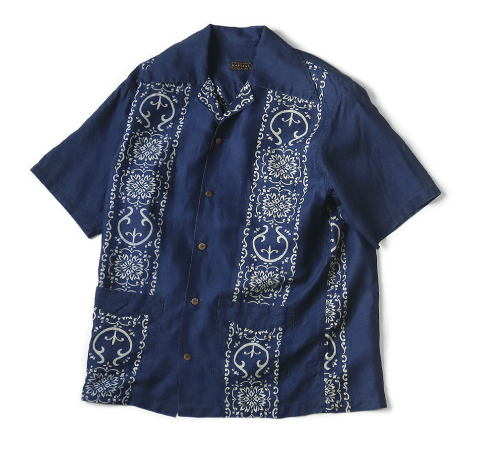 Kapital Habananaja Pattern Rangle Collar Cuba Shirt Size US L / EU 52-54 / 3 - 1 Thumbnail