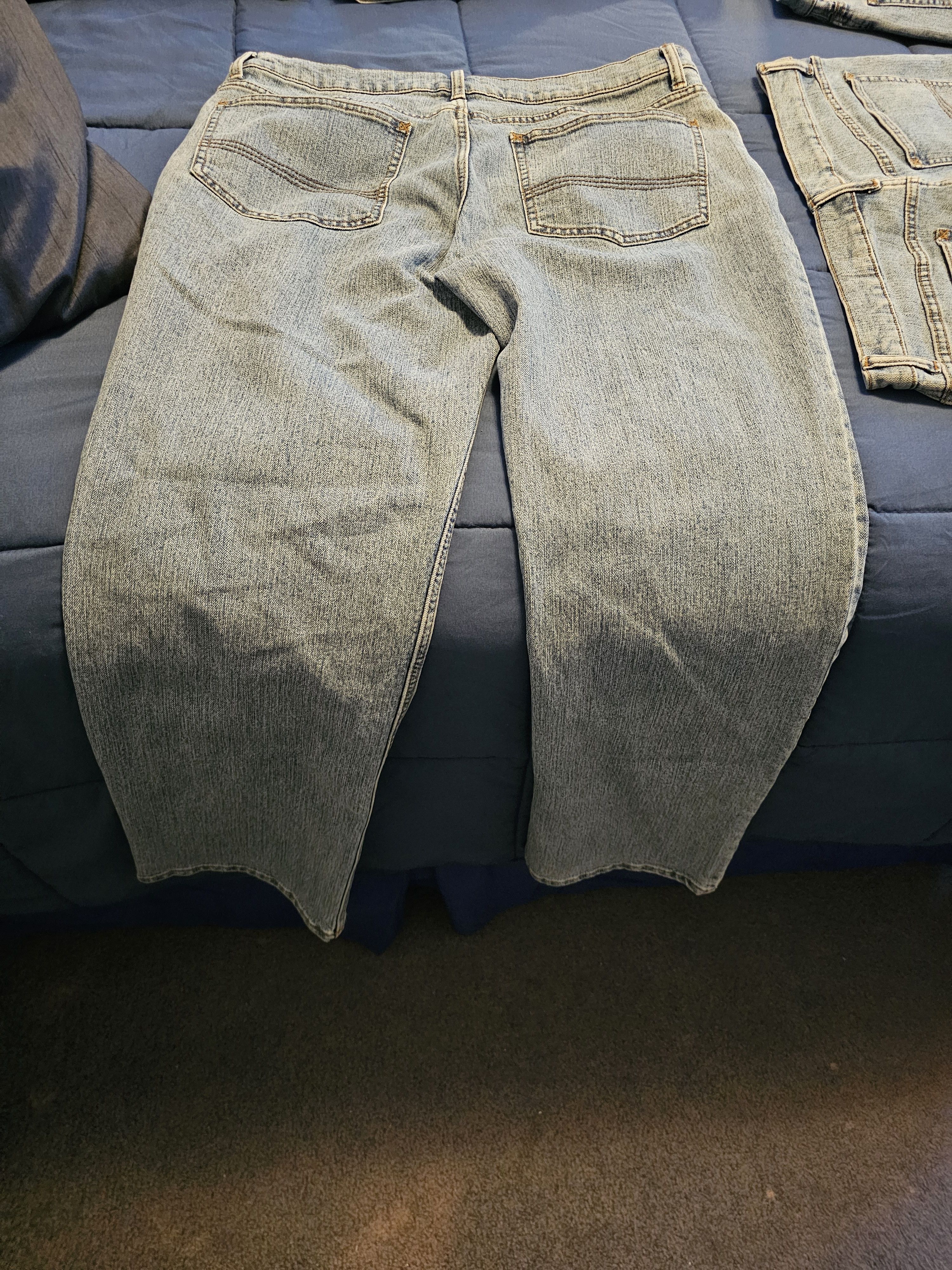 Redhead relaxed flex denim jeans mens light wash 34X32 lot of five Size US 34 / EU 50 - 5 Thumbnail