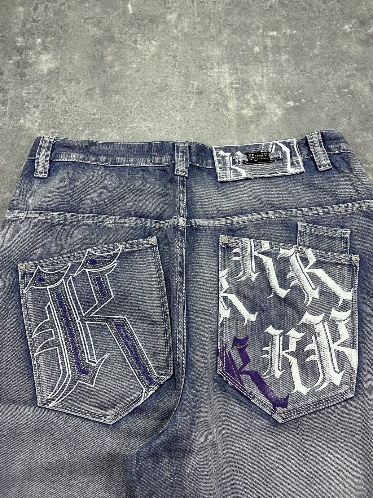 Karl Kani Karl Kani Multilogo Printed Baggy Denim Shorts Jorts 34 Rare Size US 34 / EU 50 - 9 Thumbnail