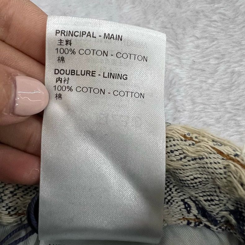 Louis Vuitton Embroidered shorts with mixed color pattern s
