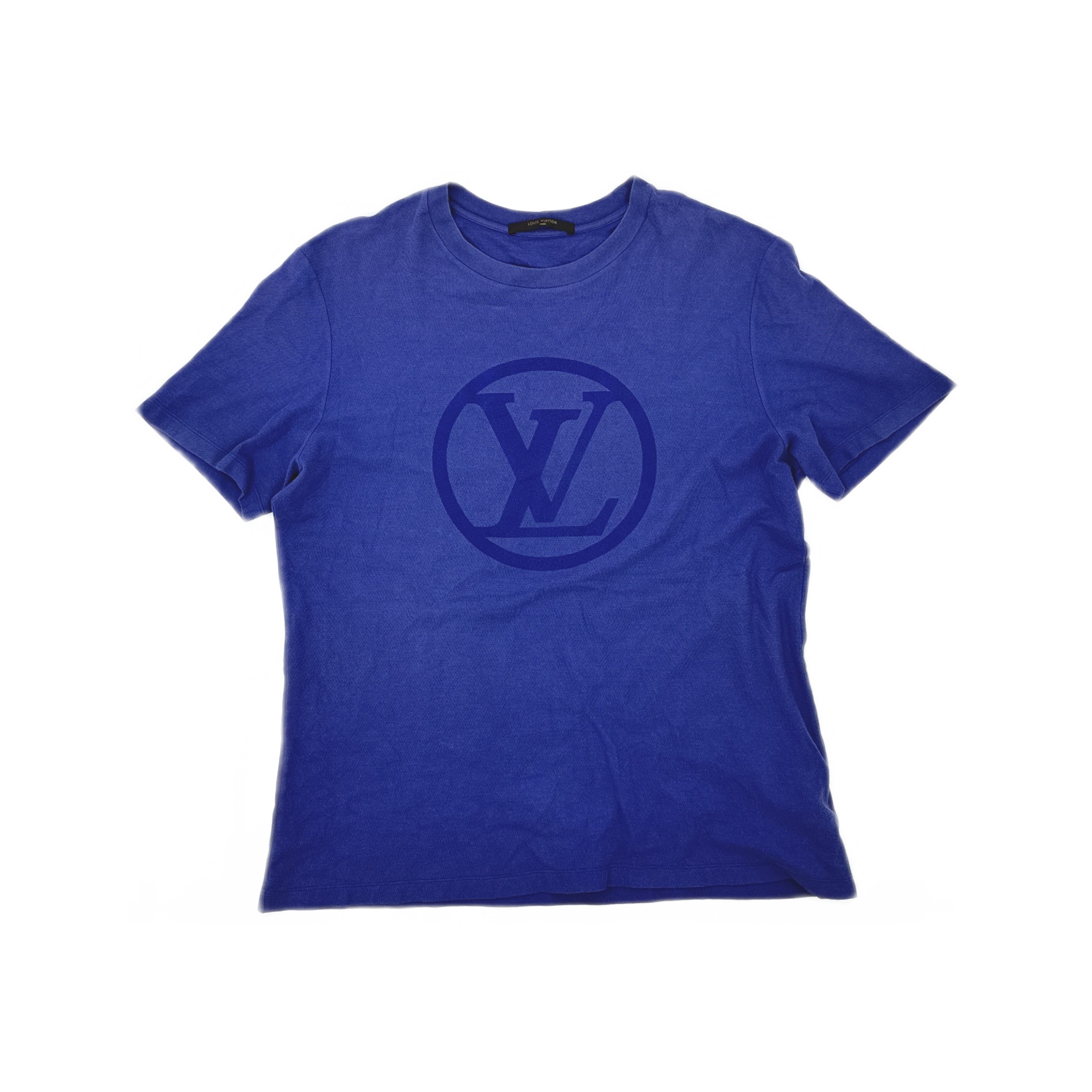 Louis Vuitton Louis Vuitton Logo Print Short Sleeve T-Shirt Size L Size L / US 10 / IT 46 - 1 Thumbnail