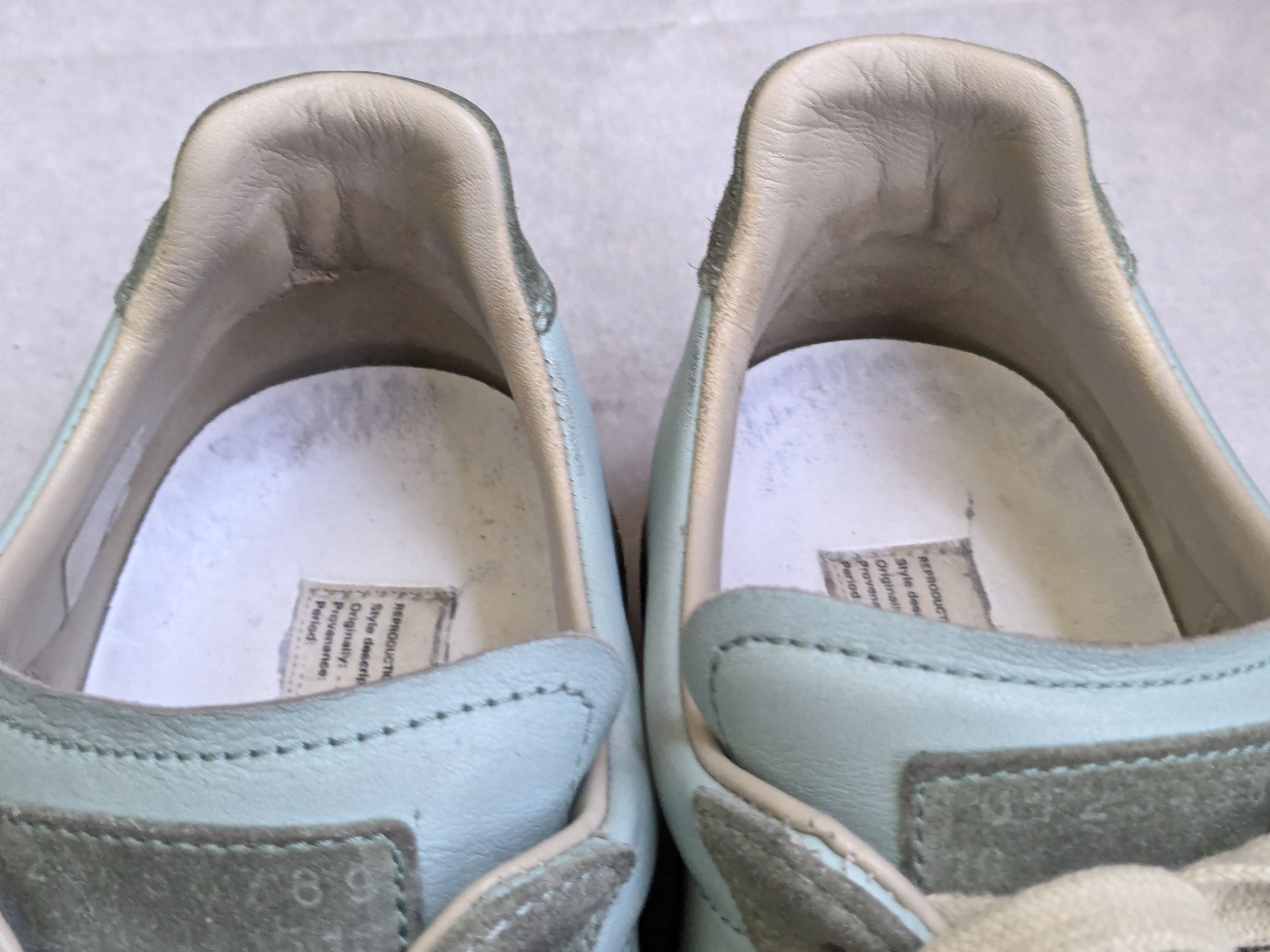 Maison Margiela Maison Margiela Green Replica Sneakers 12 45 Low Tops Size US 12 / EU 45 - 7 Thumbnail