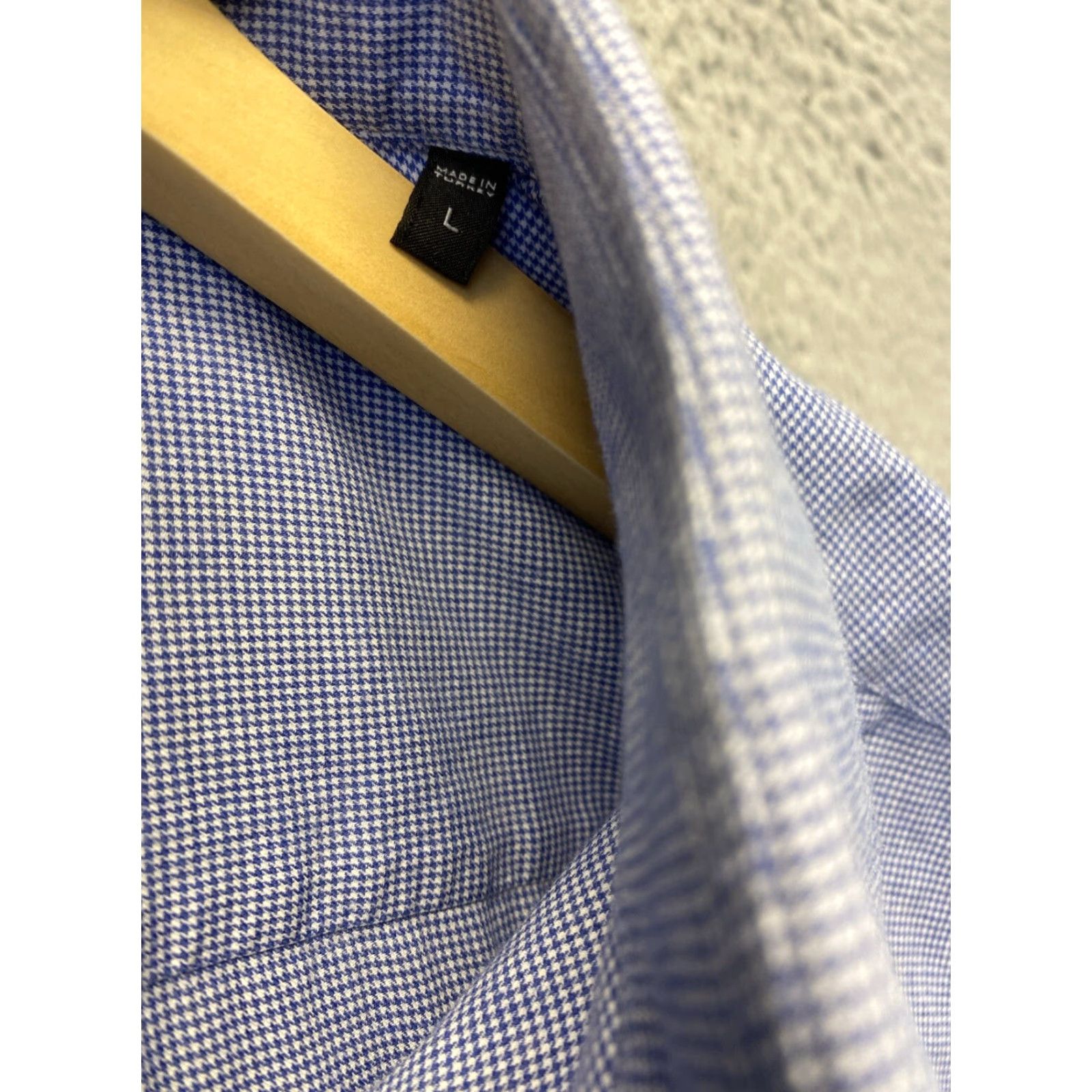 Ermenegildo Zegna Ermenegildo Zegna Button Shirt Blue Long Sleeve Adult L Cotton Casual Mens Size US L / EU 52-54 / 3 - 5 Thumbnail