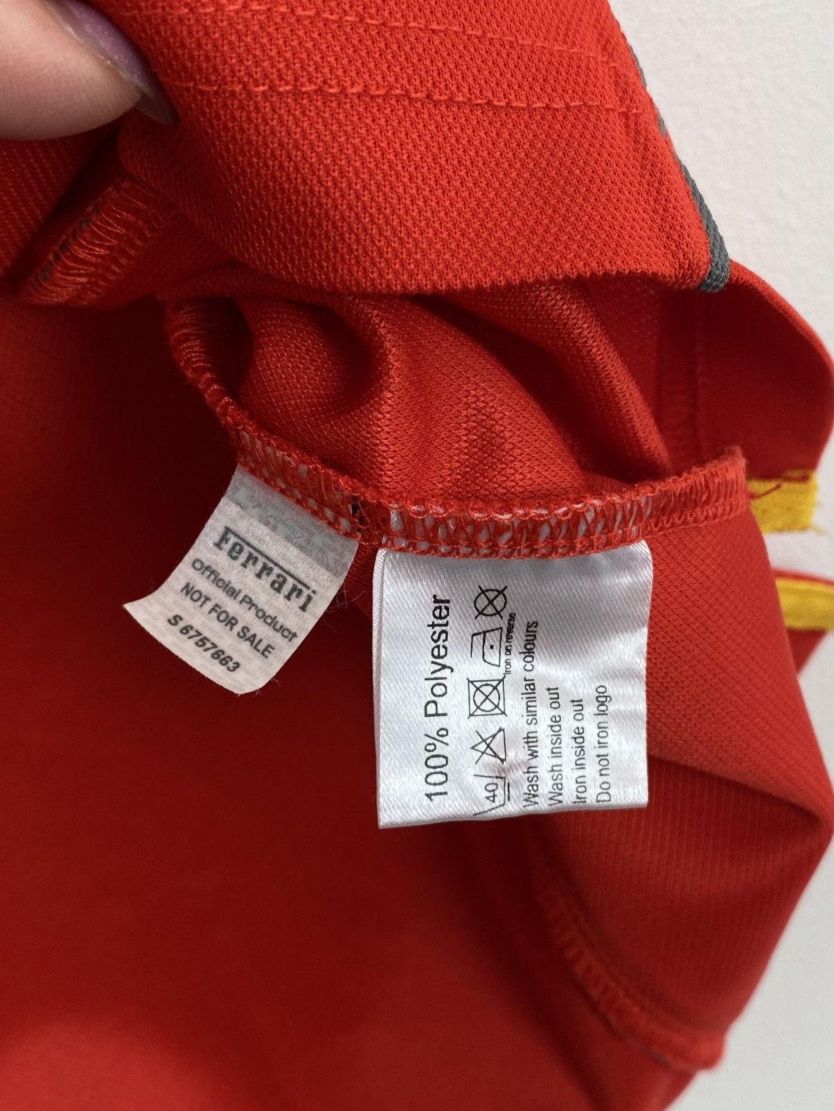 Designer Shell Petroleum Gas Polo Shirt Ferrari Scuderia Partner Size US L / EU 52-54 / 3 - 7 Thumbnail