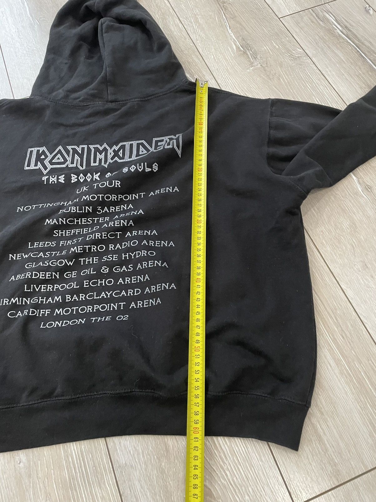 Iron Maiden × Vintage Vintage Iron Maiden hoodie The Book of Souls UK tour Y2K Size US XL / EU 56 / 4 - 10 Thumbnail