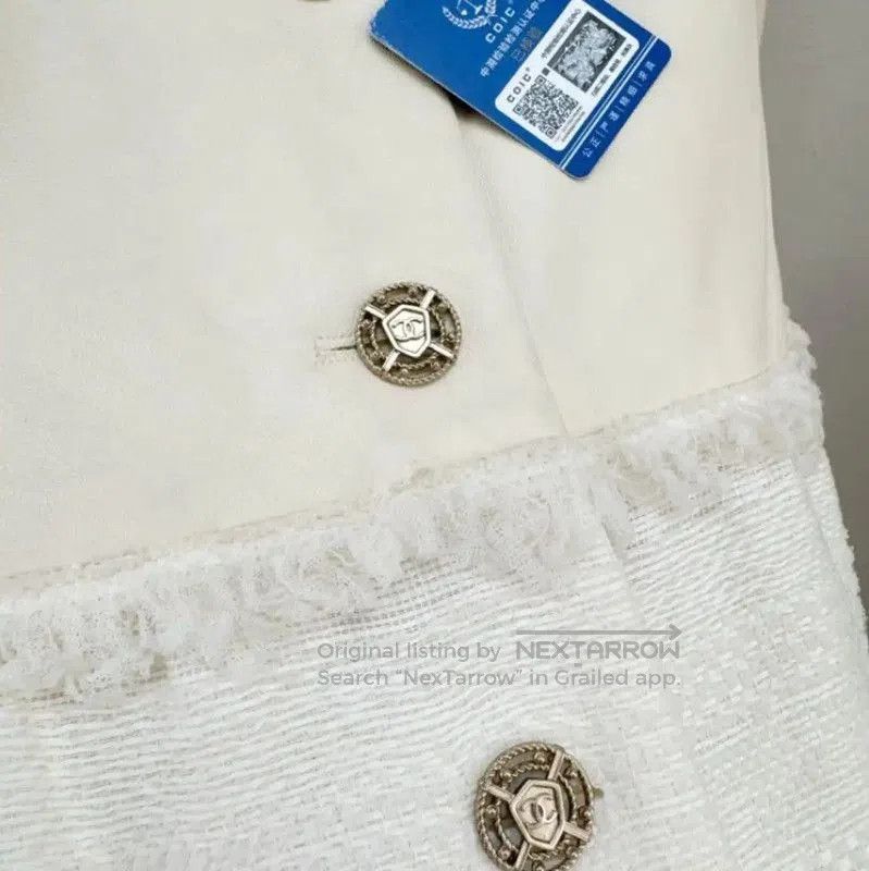 Chanel Chanel White Sheepskin Long Winter Coat . Size S / US 4 / IT 40 - 3 Thumbnail