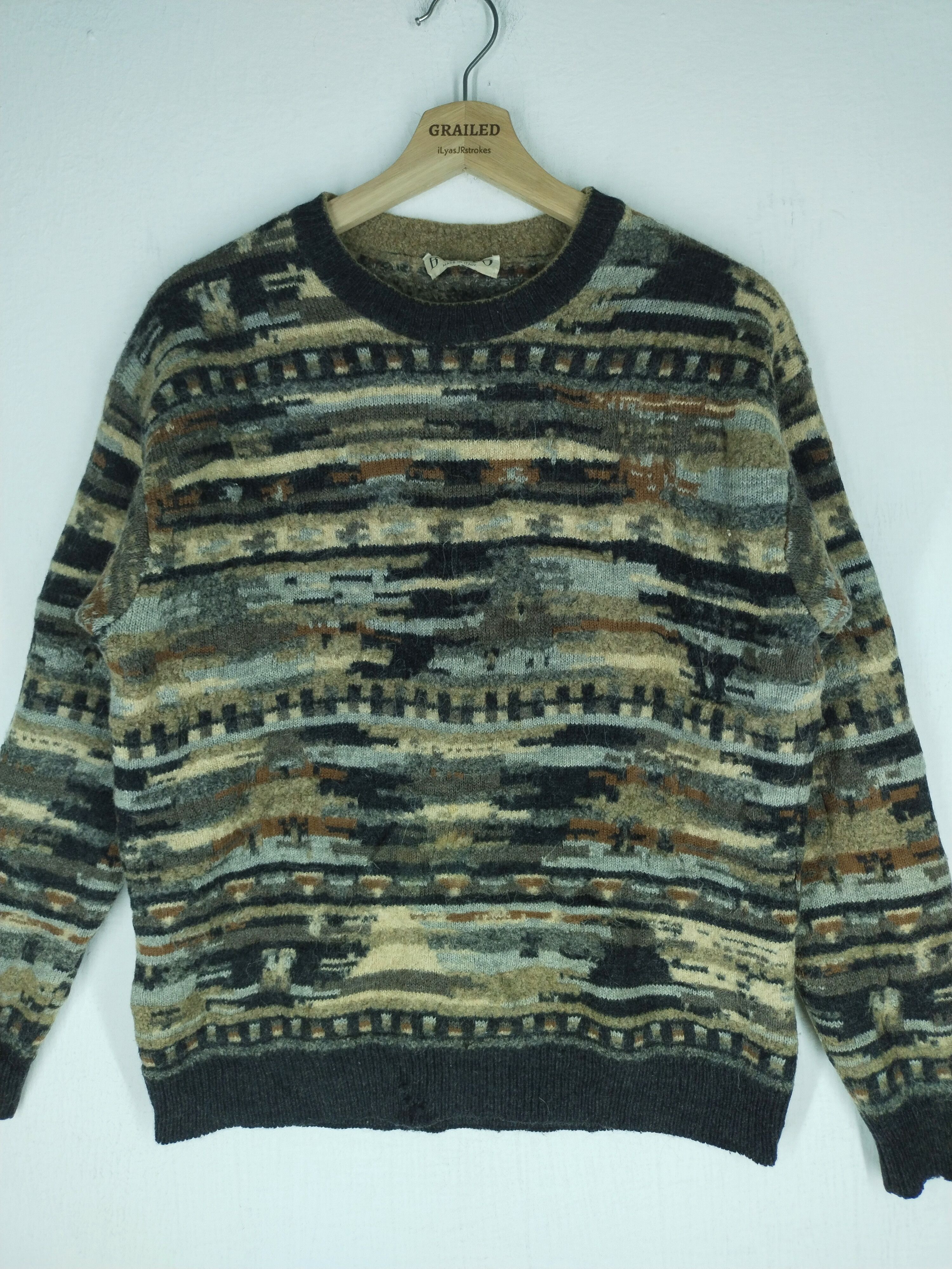 Homespun Knitwear × Vintage Vtg BOTTO Wool Knitwear Seditionaries Made in Italy Size US M / EU 48-50 / 2 - 2 Thumbnail