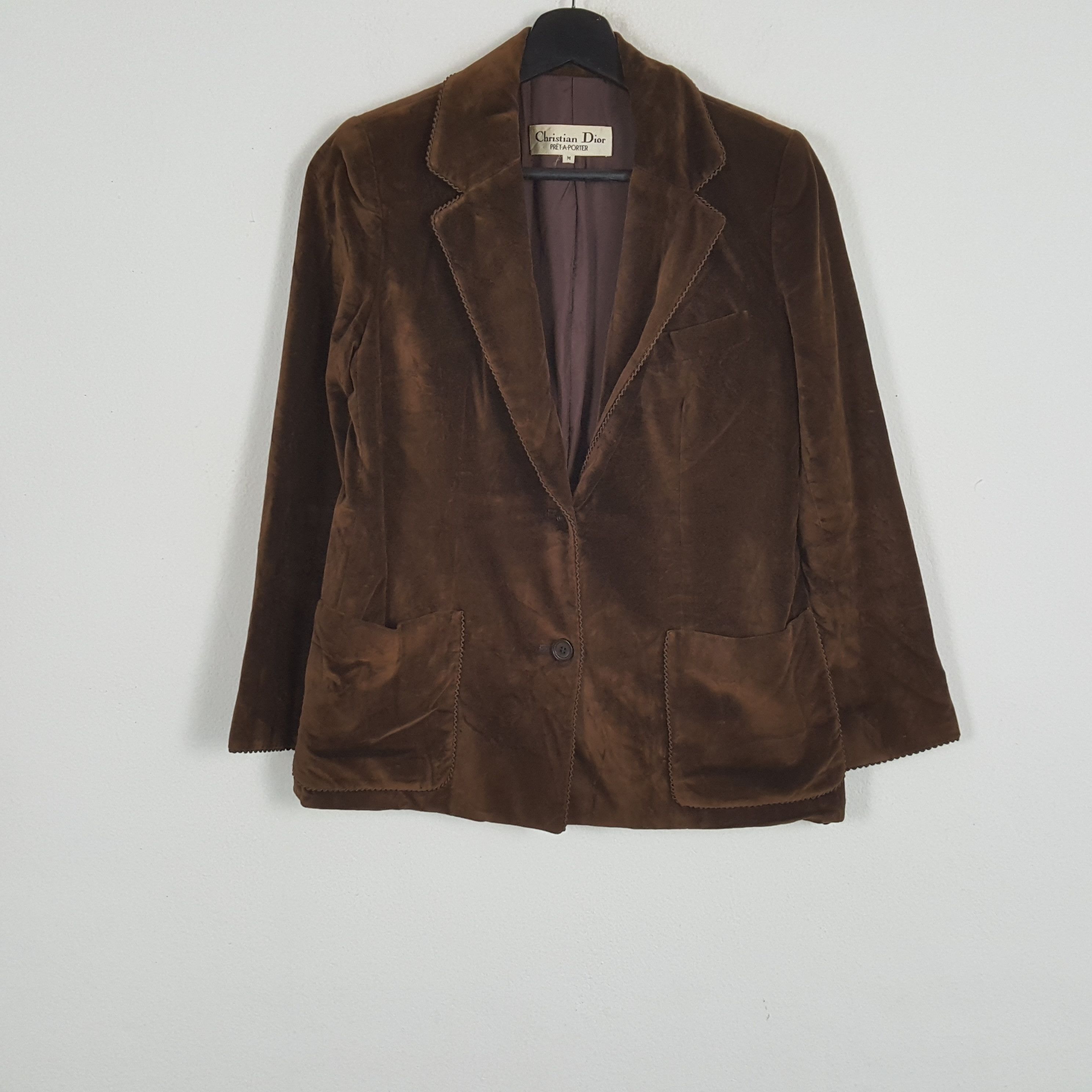 Christian Dior Monsieur × Vintage CHRISTIAN DIOR Blazer Designer Brand Size S / US 4 / IT 40 - 3 Thumbnail