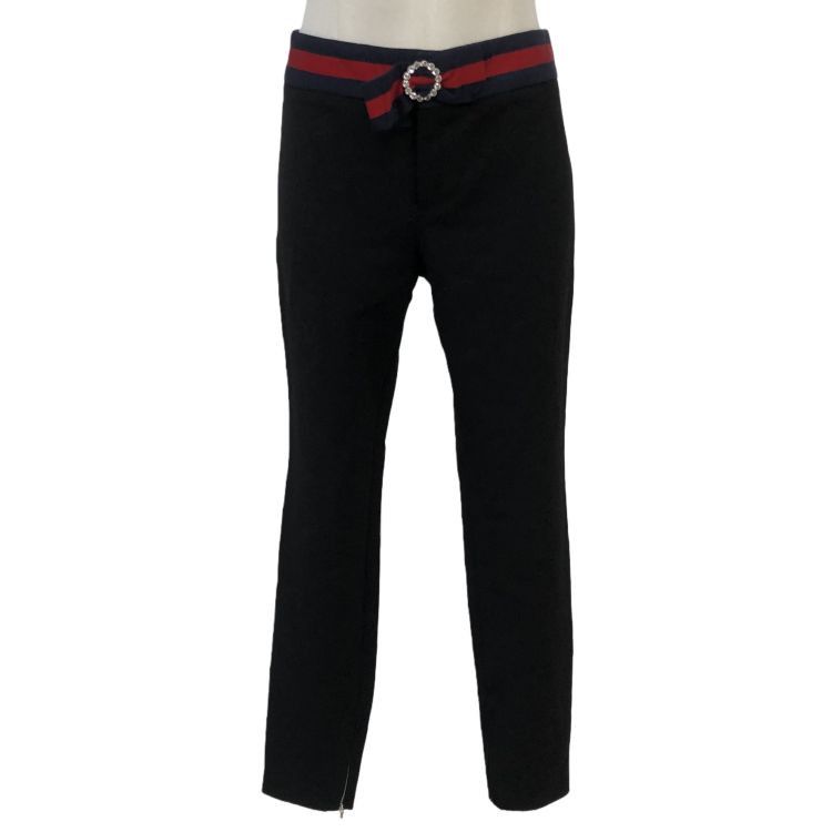Gucci Gucci Web Detail Crystal Bow Pants Size 44 Size 30" / US 8 / IT 44 - 1 Thumbnail