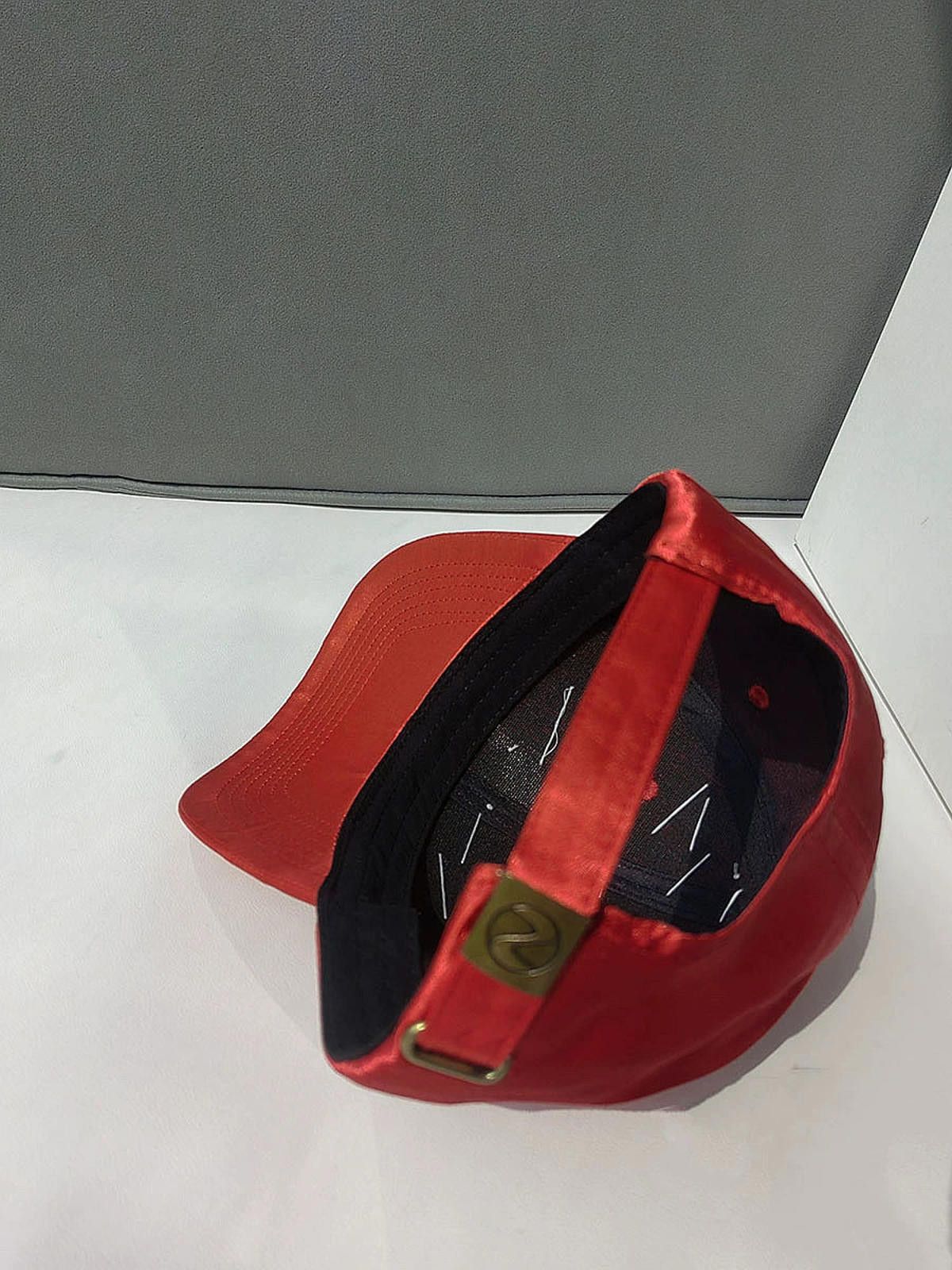 Other Red Rhinestone Baseball Cap, Crystal Hat Size ONE SIZE - 5 Thumbnail