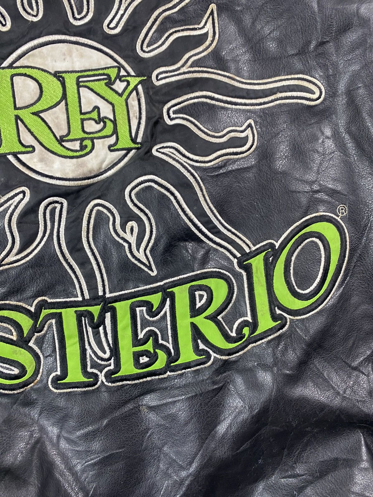Vintage Vintage 90s WWE Rey Mysterio Faux Leather Varsity Jacket Size US XXL / EU 58 / 5 - 12 Thumbnail
