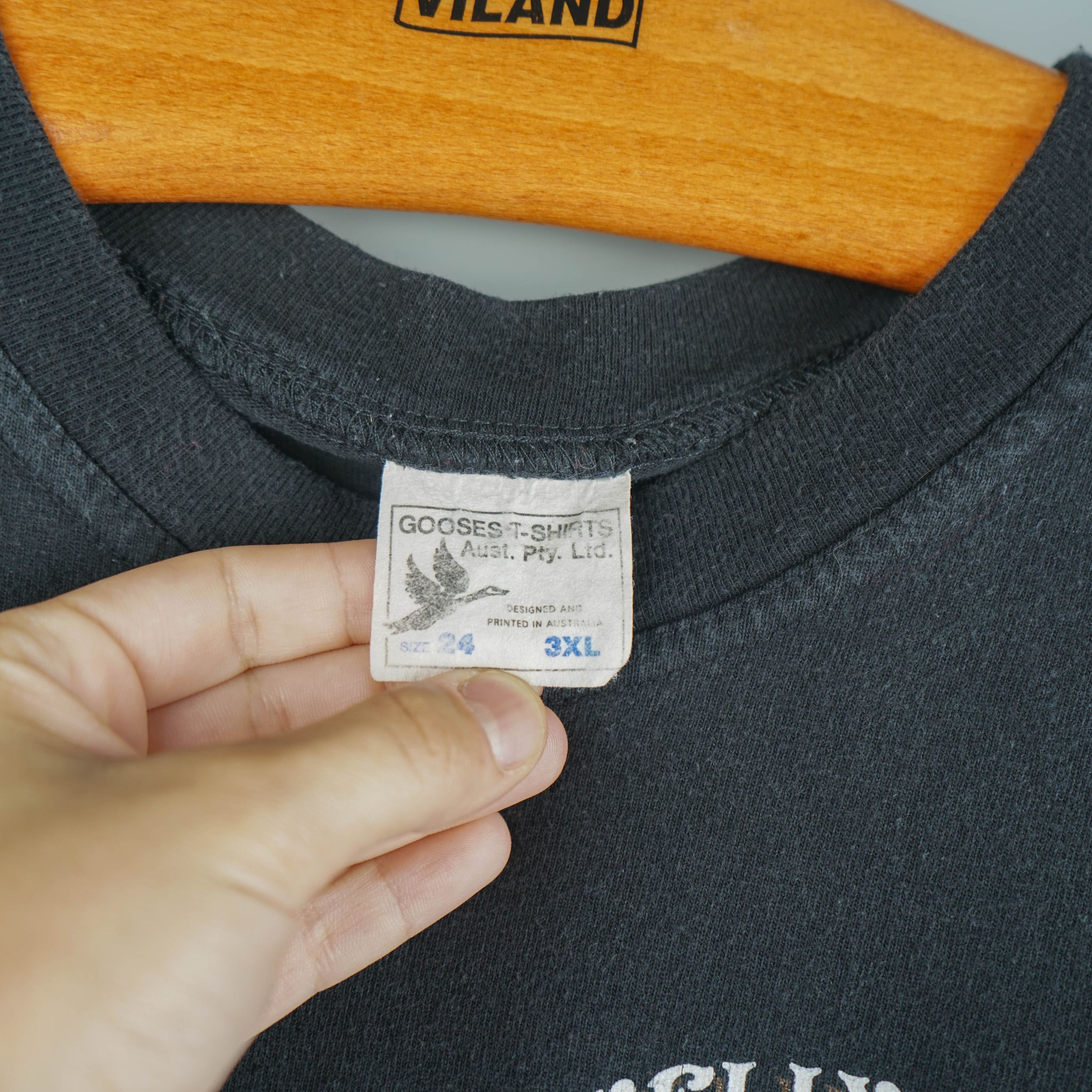 Man Made In Australia × Vintage Vintage 1990s Outlaw Ned Kelly T-Shirt Size US XL / EU 56 / 4 - 3 Thumbnail