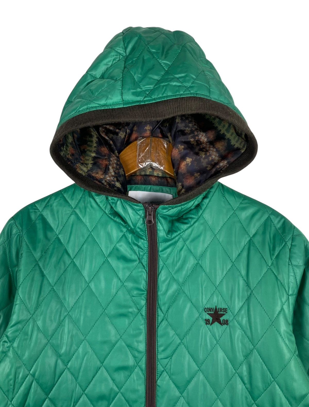 Converse Rare‼️ Converse Diamond-Quilted Light Puffer Jacket Size M / US 6-8 / IT 42-44 - 5 Thumbnail
