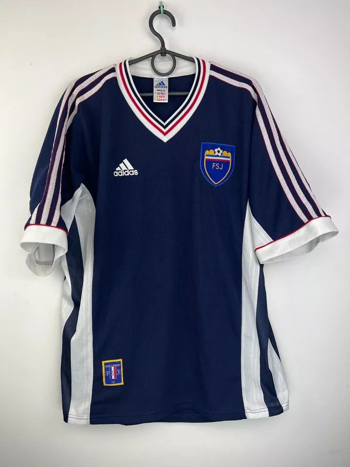 Vintage Vintage Yugoslavia 1998 - 2000 Home #7 Đorđević FOOTBALL Size US L / EU 52-54 / 3 - 1 Thumbnail