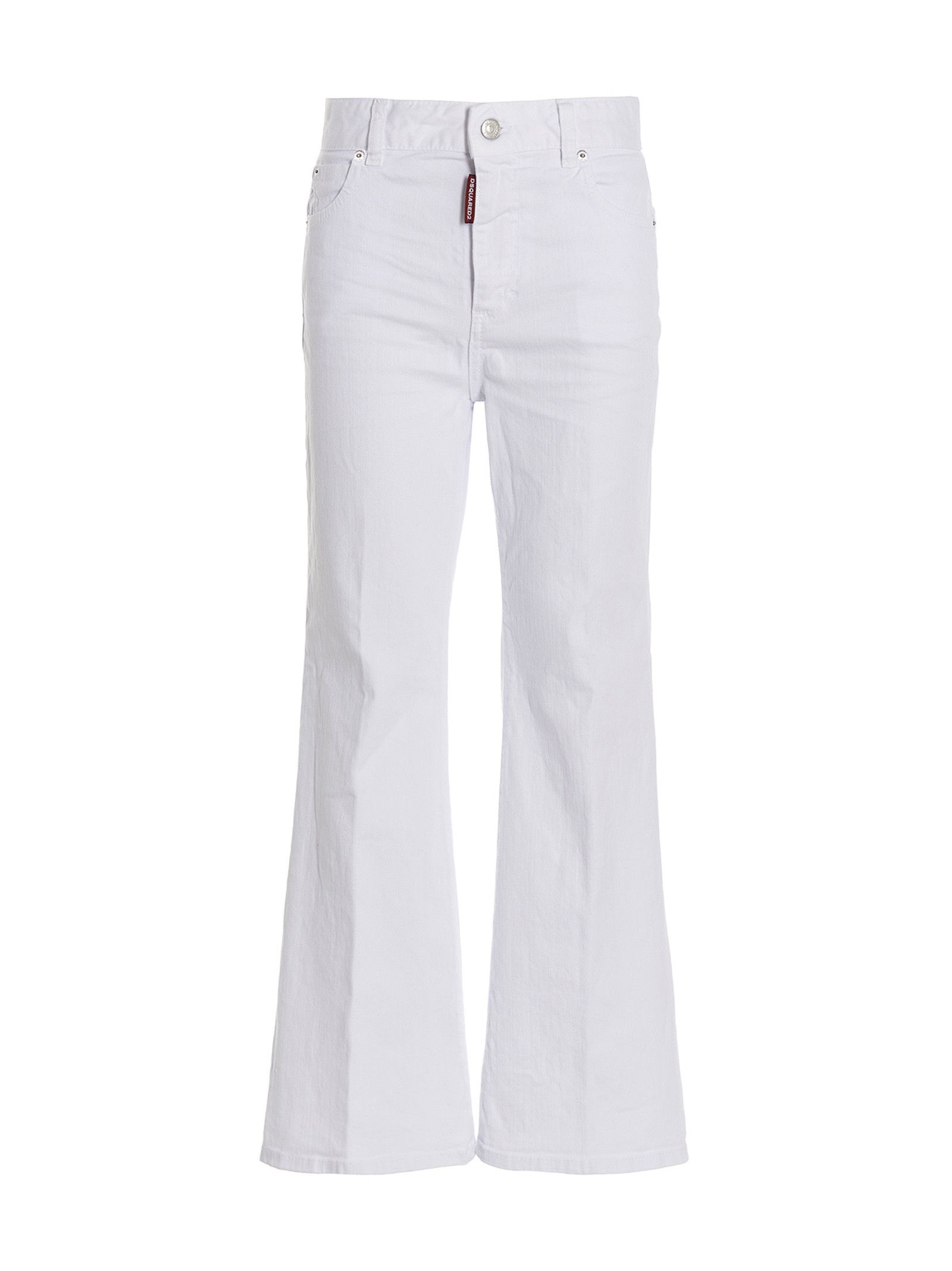 Dsquared2 'Super Flared Cropped' Jeans Size 27" / US 4 / IT 40 - 1 Thumbnail