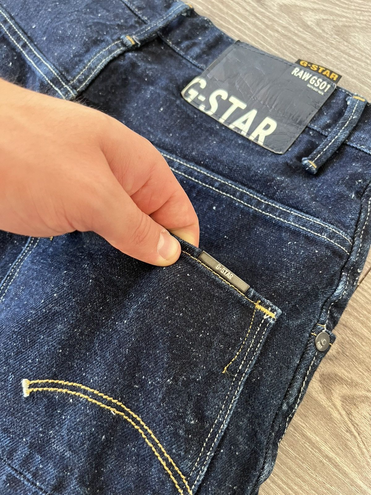 G-Star Y2K G-Star Raw ARC 3D Loose Tapered Braces Opium 03301 Jeans Size US 30 / EU 46 - 17 Thumbnail