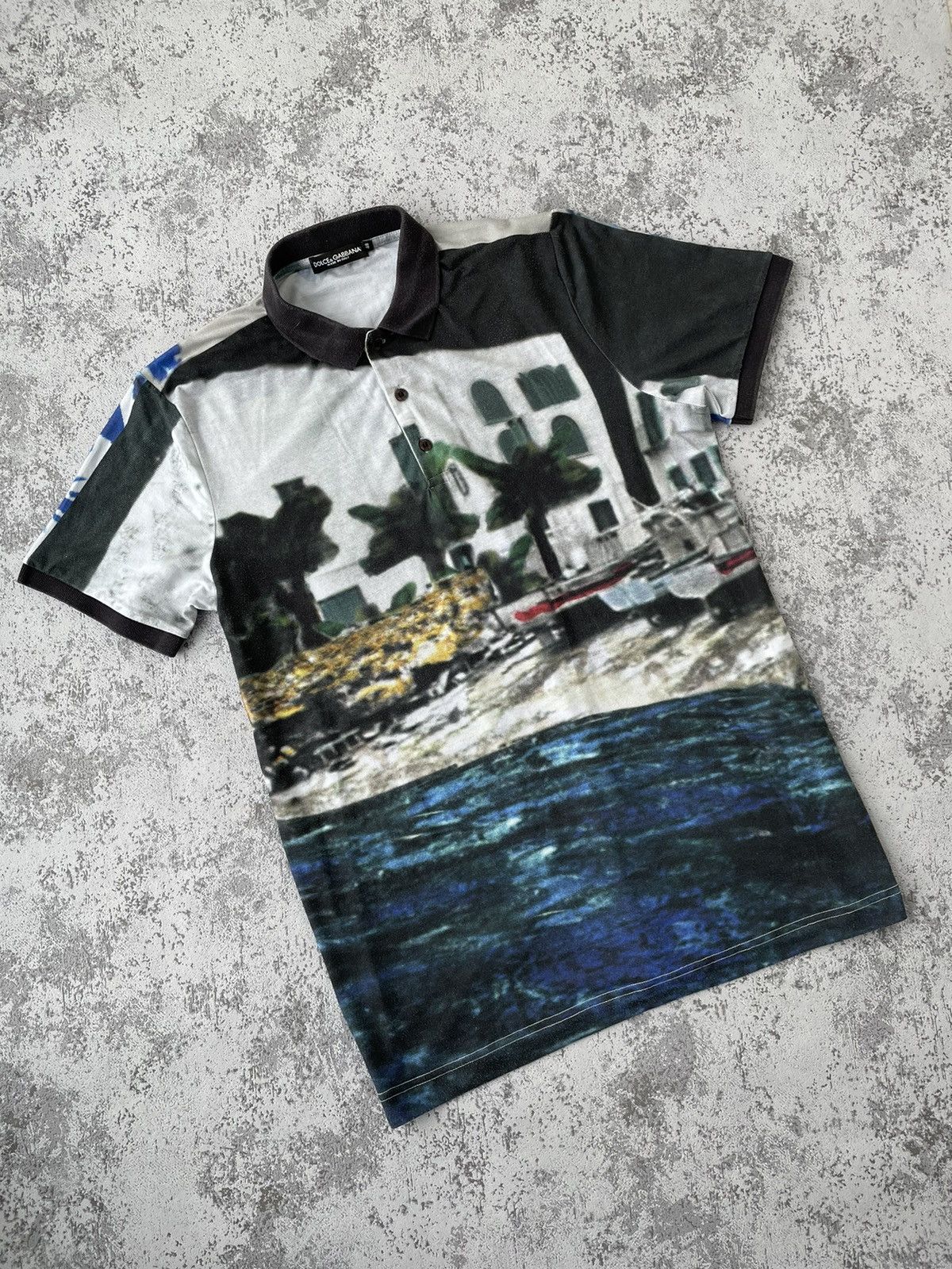 Dolce & Gabbana Dolce & Gabbana Photo Of The Sicilian Polos Shirt Size US M / EU 48-50 / 2 - 1 Thumbnail