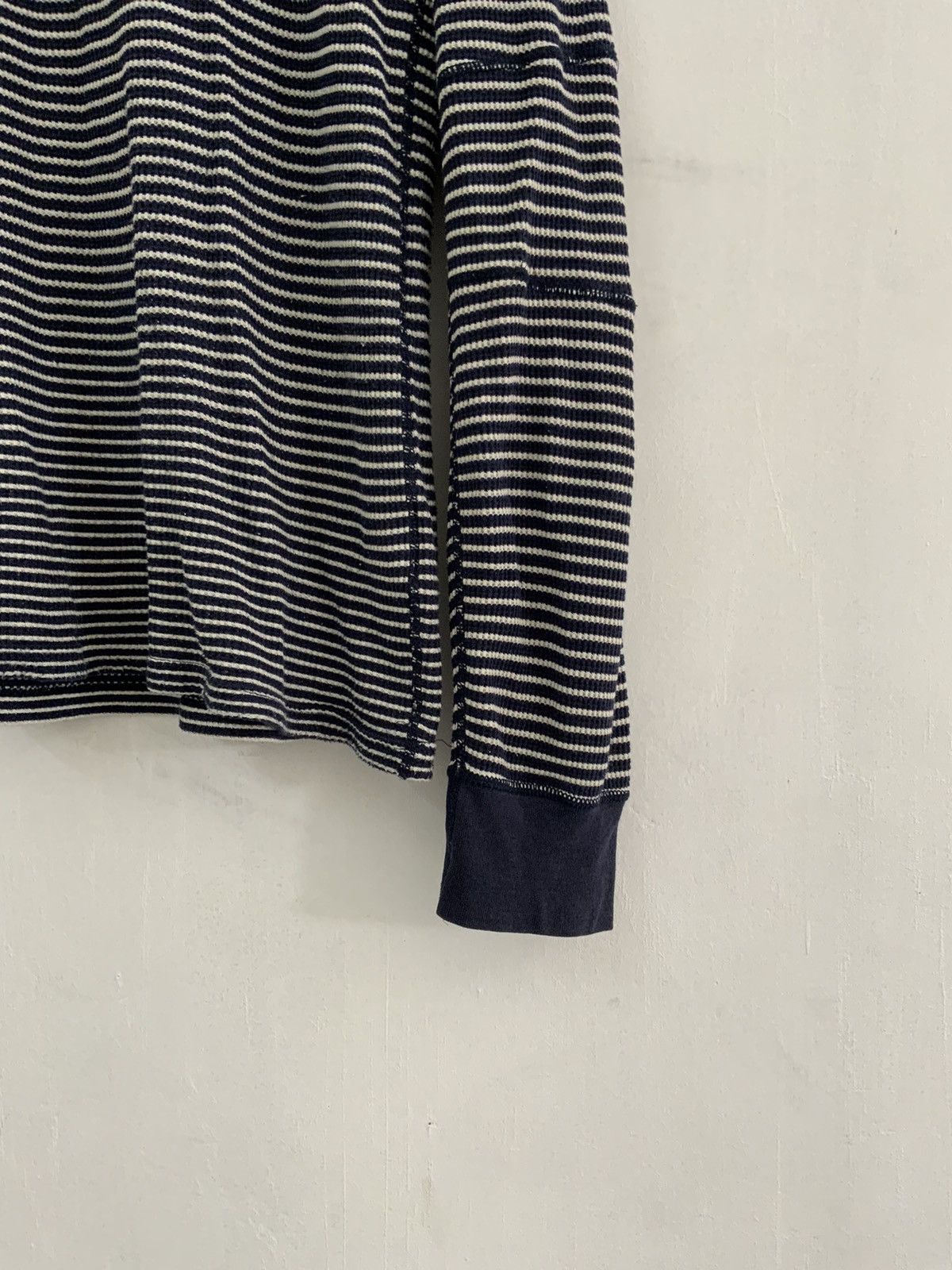 Japanese Brand Uniqlo undercover Stripe Long Sleeve Shirt Size US M / EU 48-50 / 2 - 6 Thumbnail