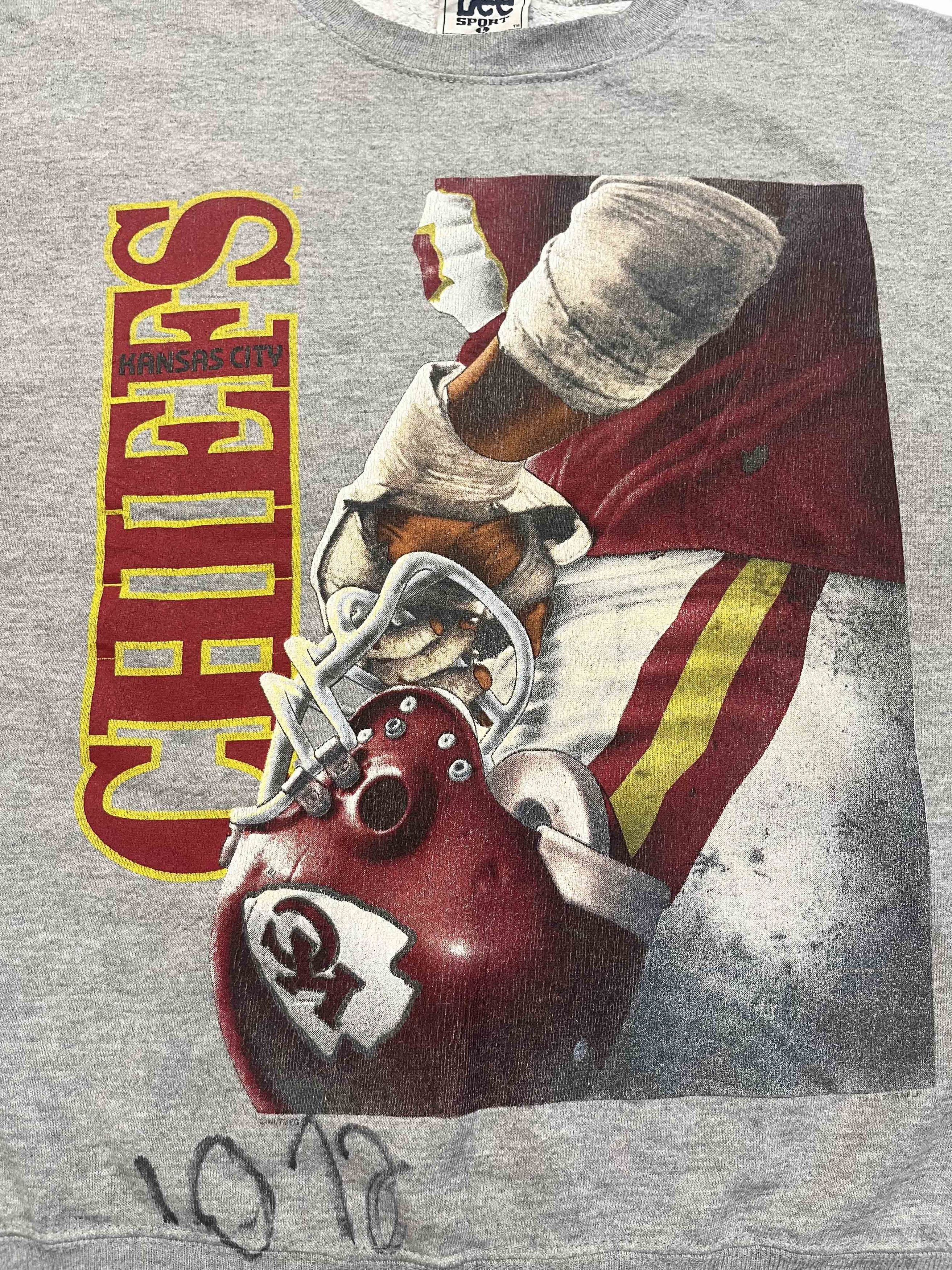 Lee Vintage NFL Kansas City Chiefs Football Crewneck Sweatshirt Size US L / EU 52-54 / 3 - 2 Thumbnail