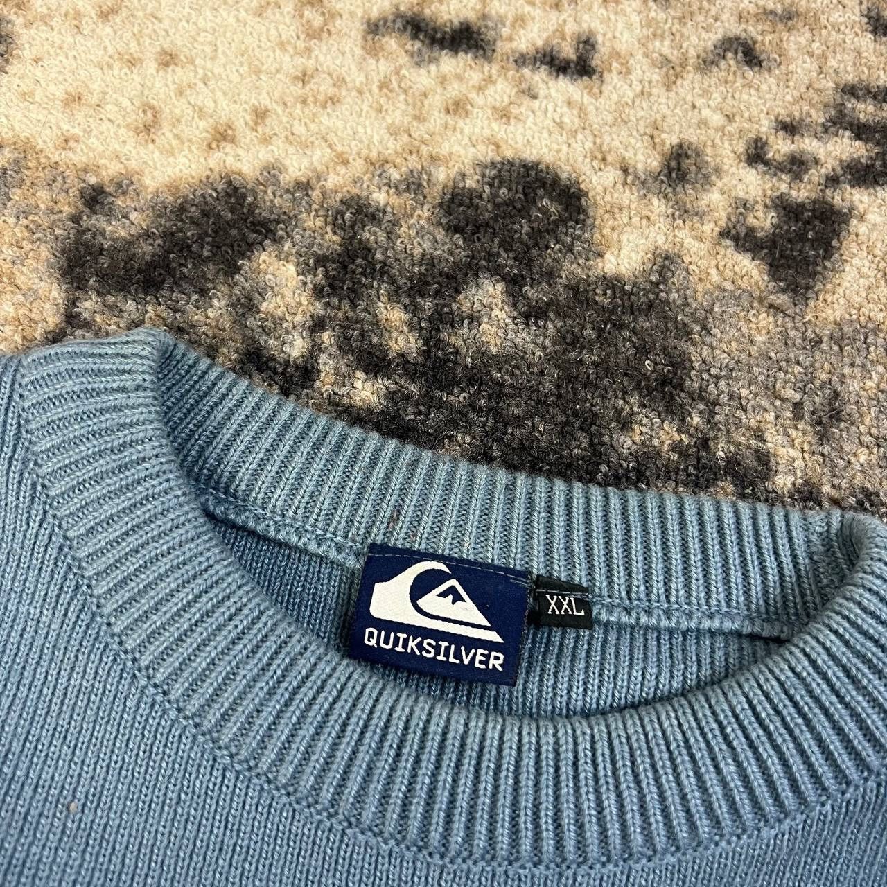 Quiksilver Quiksilver Vintage Y2K Big 3D Logo Sweater Streetwear Style Size US XXL / EU 58 / 5 - 5 Thumbnail