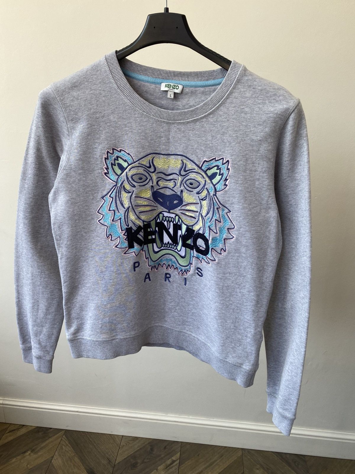 Kenzo Vintage Kenzo womens Tiger sweatshirt Size L / US 10 / IT 46 - 3 Thumbnail