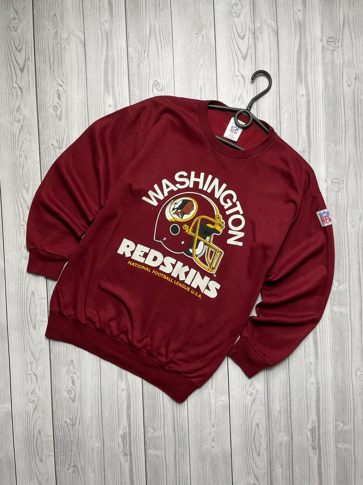 NFL × Vintage Vintage Washington Redskins football sweatshirt NFL Size S Size US S / EU 44-46 / 1 - 1 Thumbnail