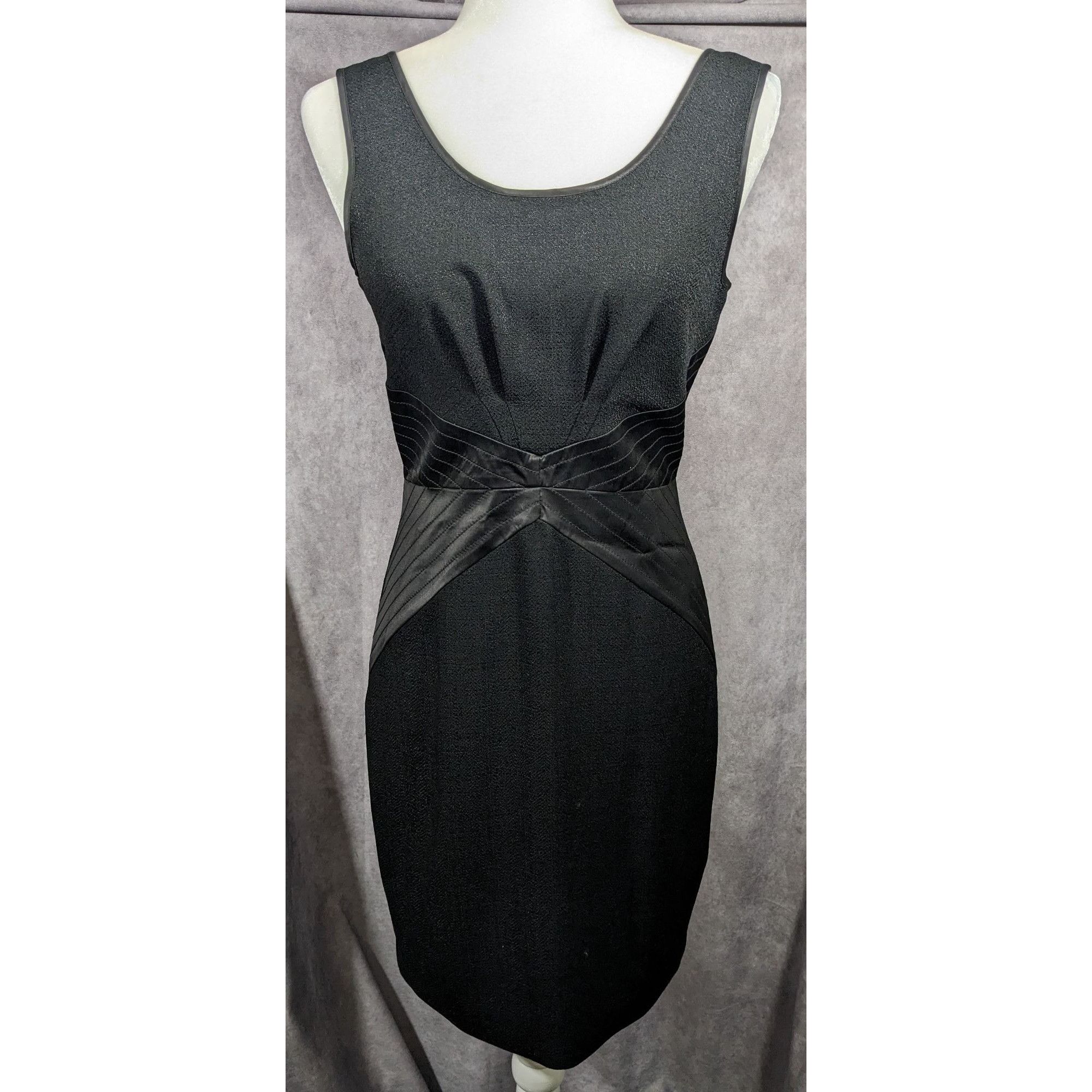 Rachel Zoe Rachel Zoe Preppy Goth Sleeveless Little Black Dress Size 6 Size M / US 6-8 / IT 42-44 - 1 Thumbnail