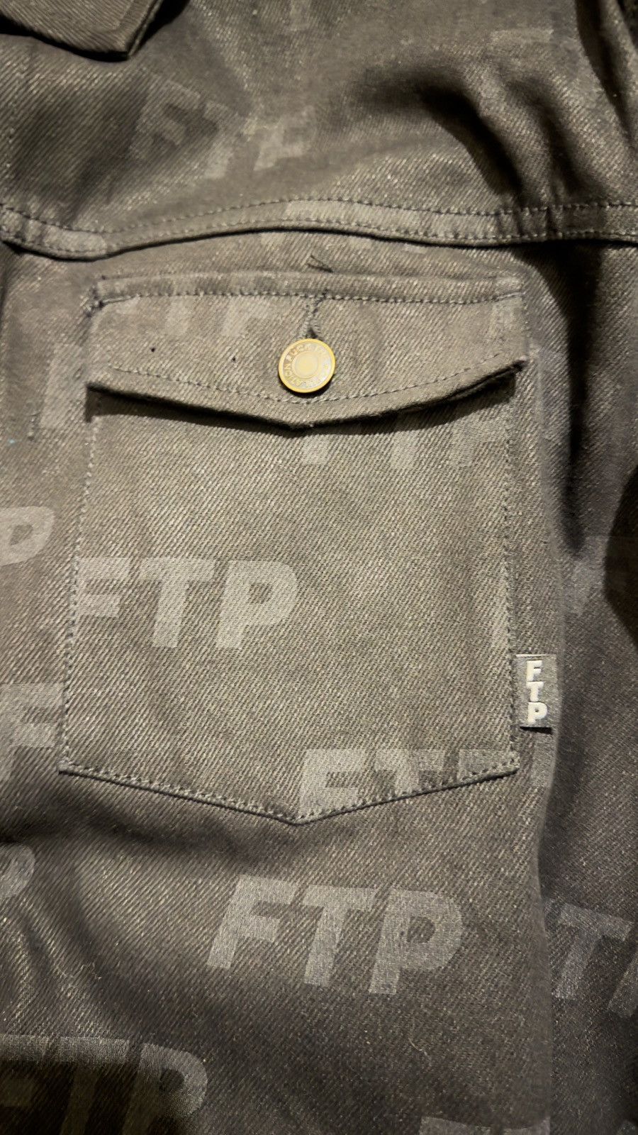 Fuck The Population FTP All Over Print Denim Jacket Size US XXL / EU 58 / 5 - 4 Thumbnail