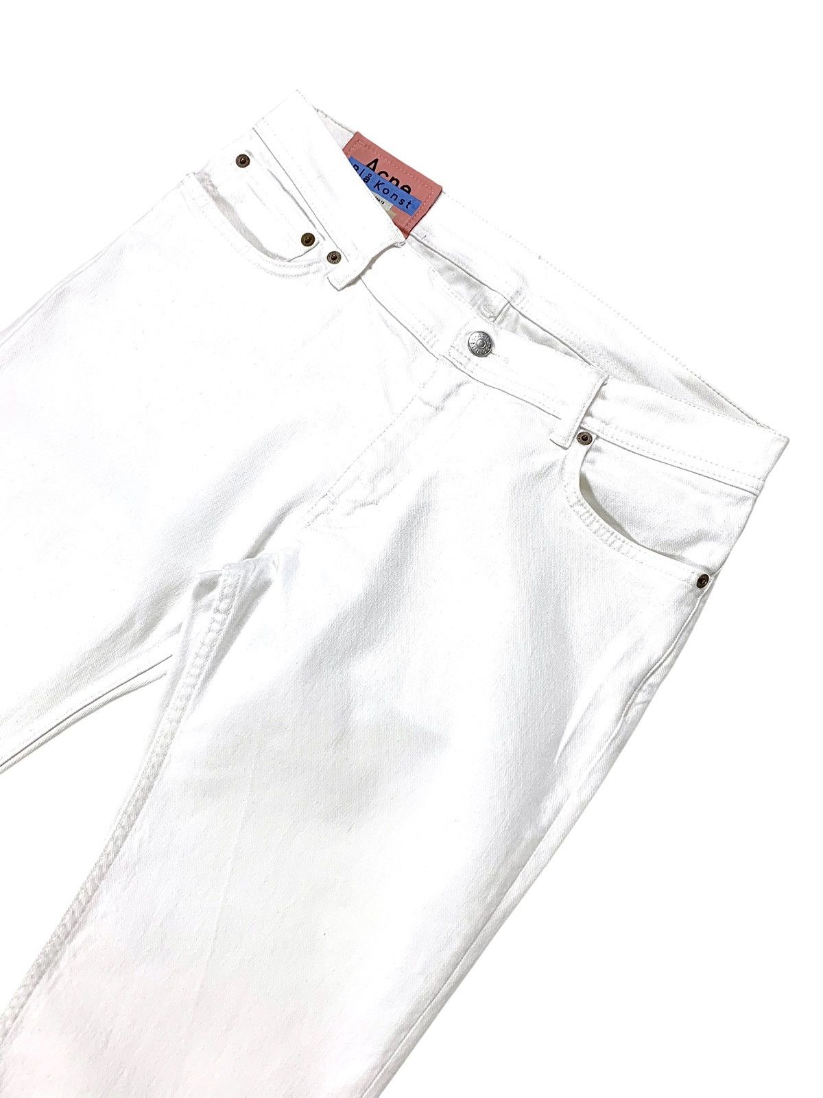 Acne Studios Acne Studios Bla Konst North White Denim Jeans Size US 33 - 4 Thumbnail