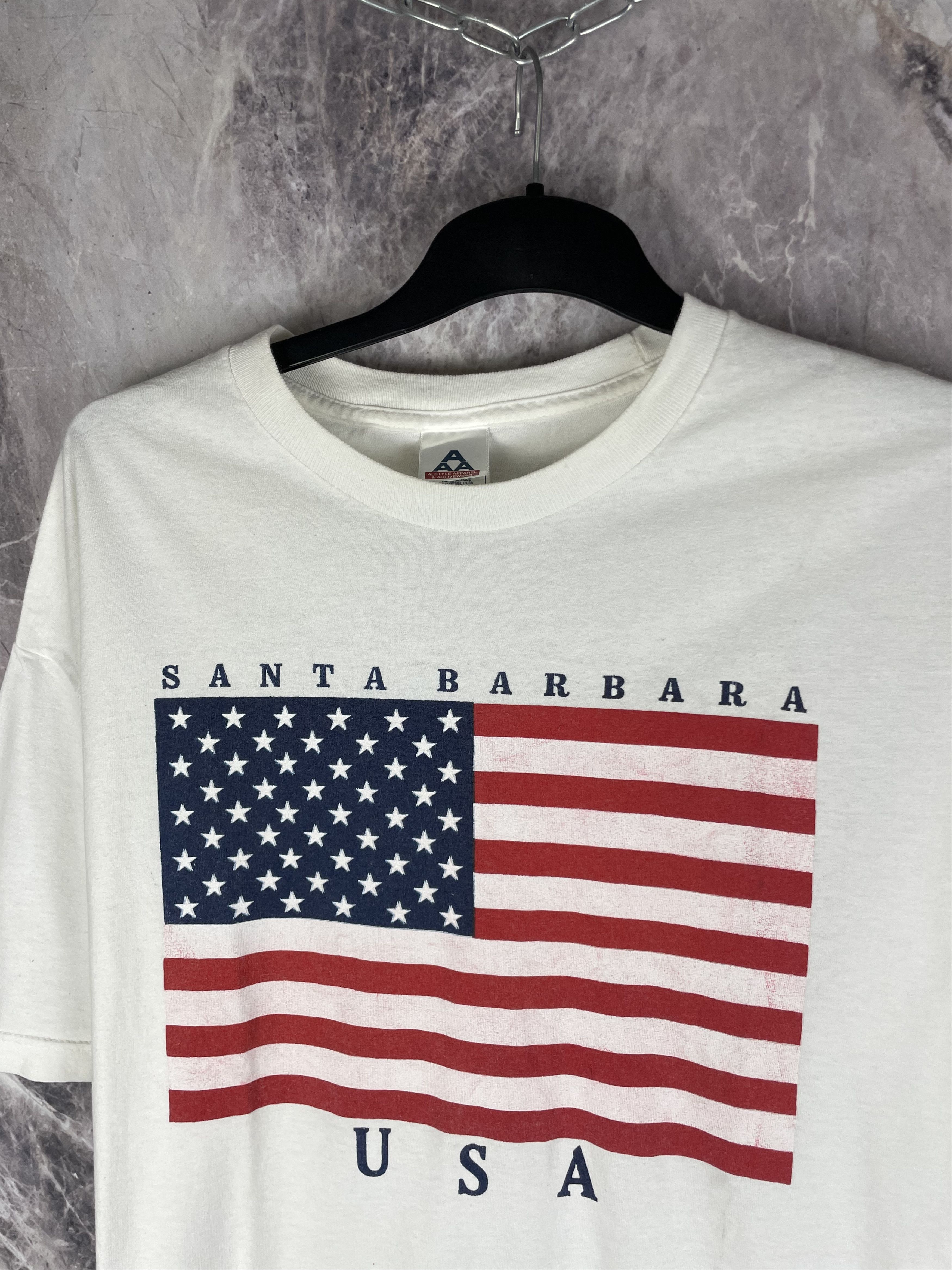Vintage Vintage USA Santa Barbara t shirt tee 90s Size US XL / EU 56 / 4 - 3 Thumbnail