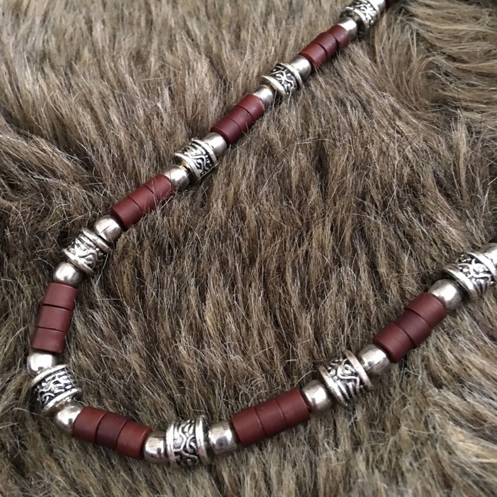 Jewelry Boho brown and silver bead choker necklace Size ONE SIZE - 7 Thumbnail