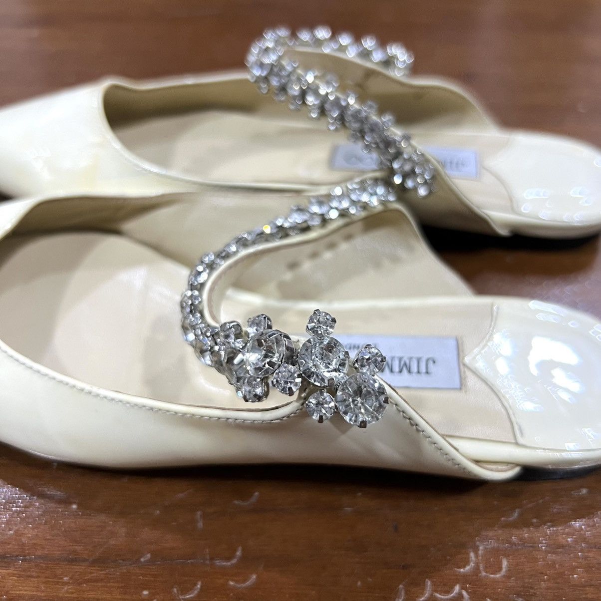 Jimmy Choo Vintage Jimmy Choo Swarovski Crystal Women Shoes Size US 6 / IT 36 - 8 Thumbnail