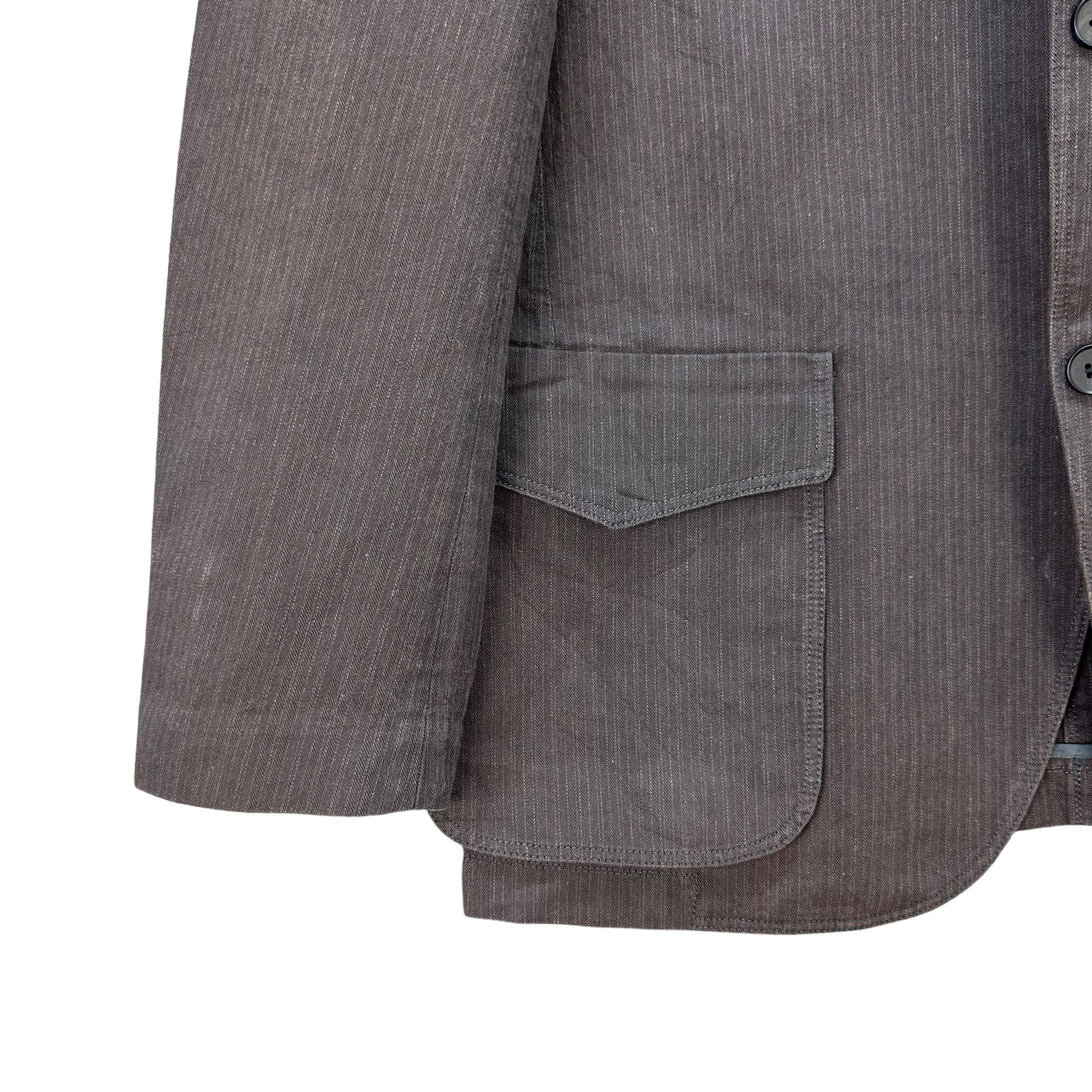 Yohji Yamamoto AAR YOHJI DESIGN STUDIO CASUAL JACKET #7929-190 Size US XL / EU 56 / 4 - 4 Thumbnail