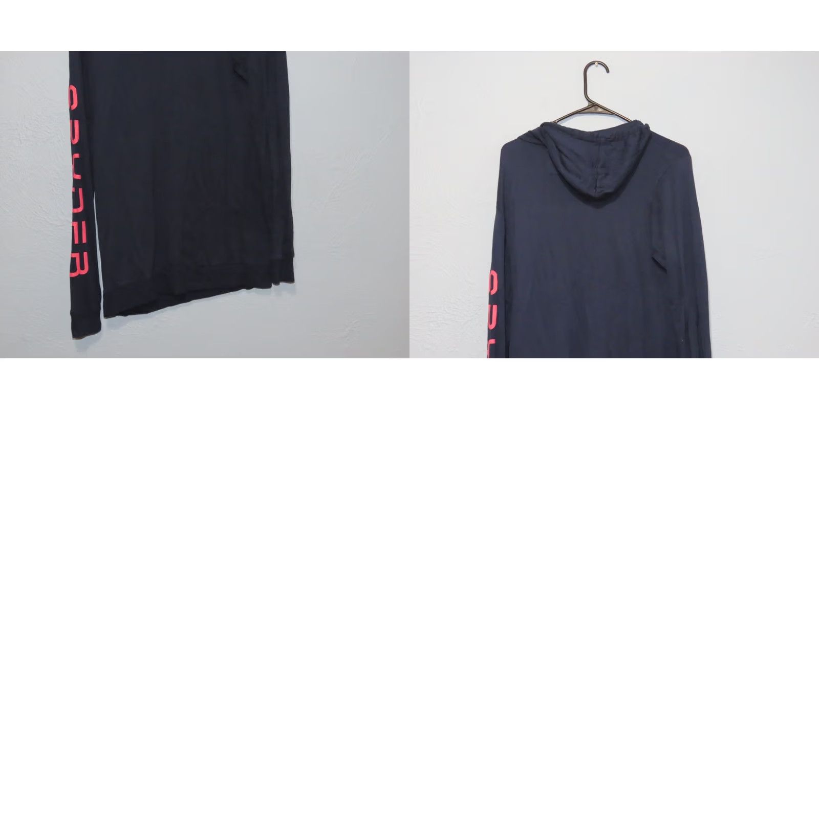 Spyder SPYDER Sleepwear Navy Cotton Blend Hoodie Womens Size M Pajama Top Blue Solid Long Sleeve Drawstring Hooded Spider Size M / US 6-8 / IT 42-44 - 8 Thumbnail