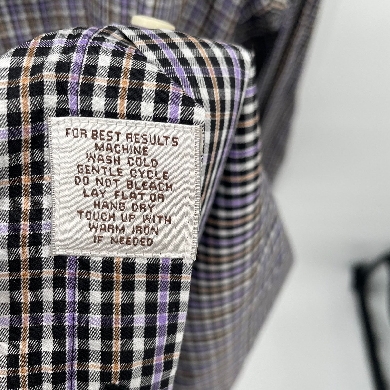 Peter Millar PETER MILLAR Cotton Button Down Plaid Shirt // L Size US L / EU 52-54 / 3 - 6 Thumbnail