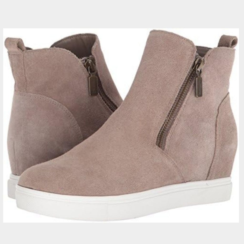 Blondo Blondo Giselle taupe waterproof zip up suede ankle boots 9 Size US 9 / IT 39 - 1 Thumbnail
