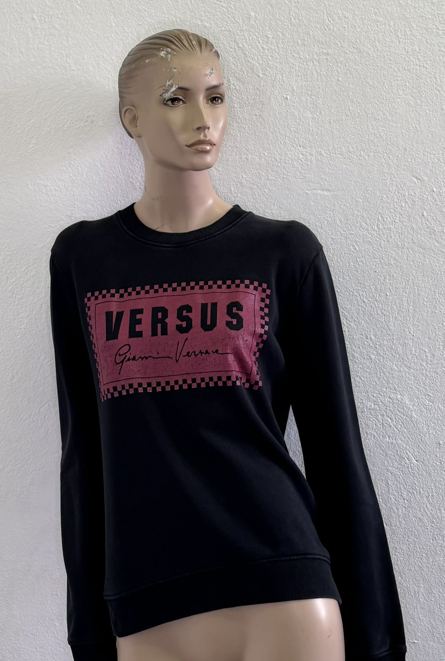 Versus Versace Box Logo Black sweatshirt size XL