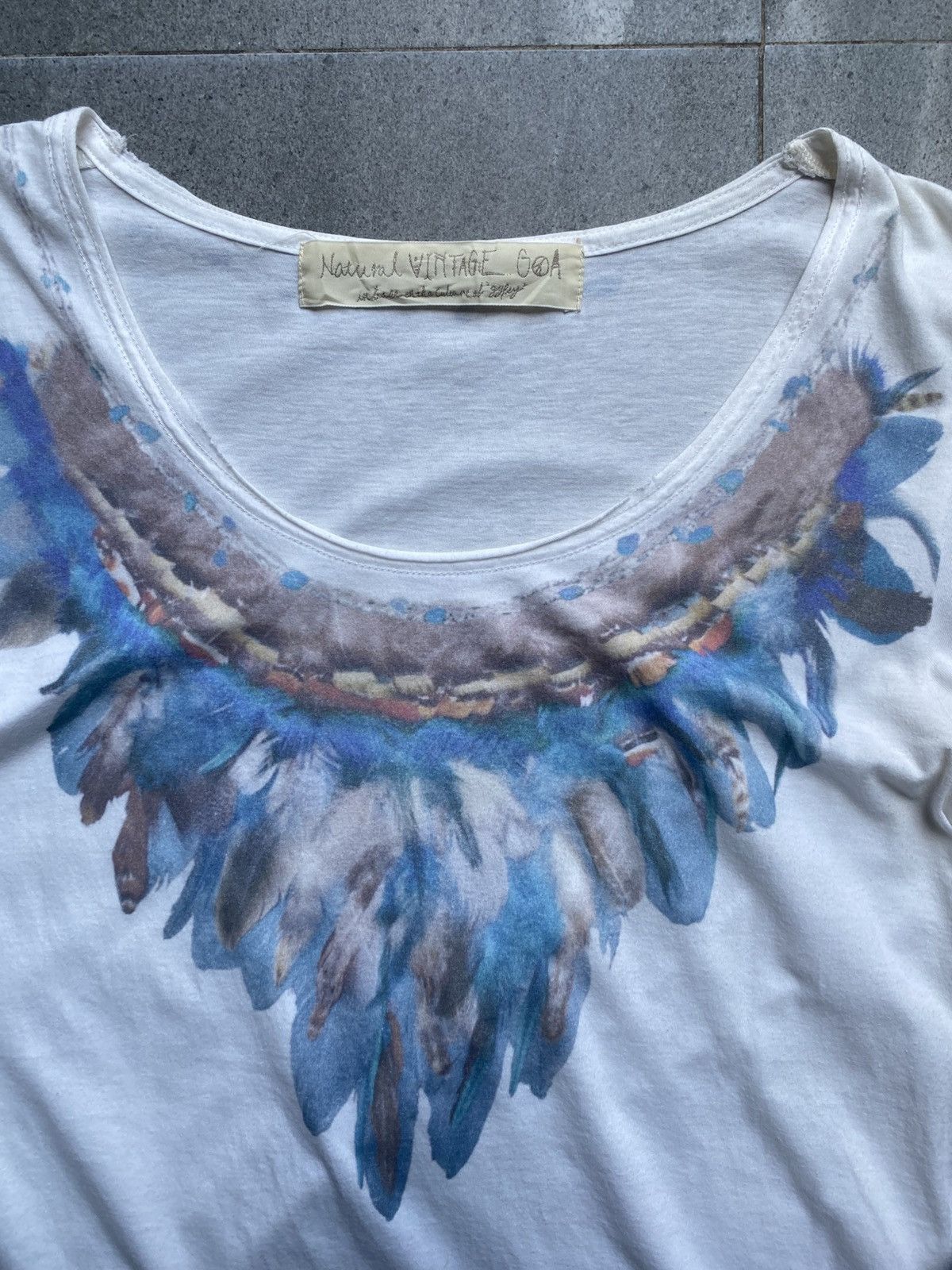GOA G.O.A Feather Necklace Tee Size US M / EU 48-50 / 2 - 2 Thumbnail